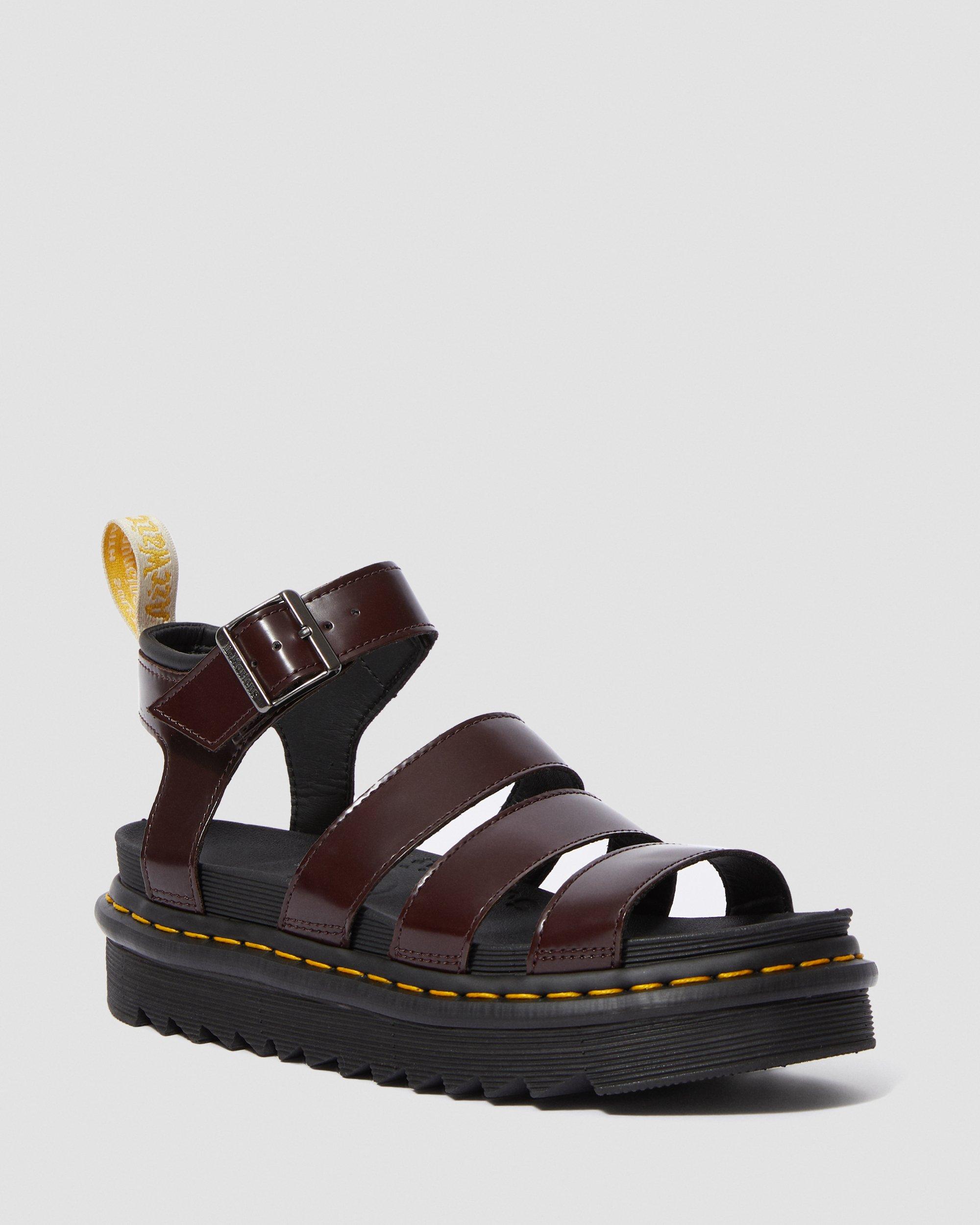 Vegan Blaire Women's Gladiator Sandals in CHERRY RED | Dr. Martens™