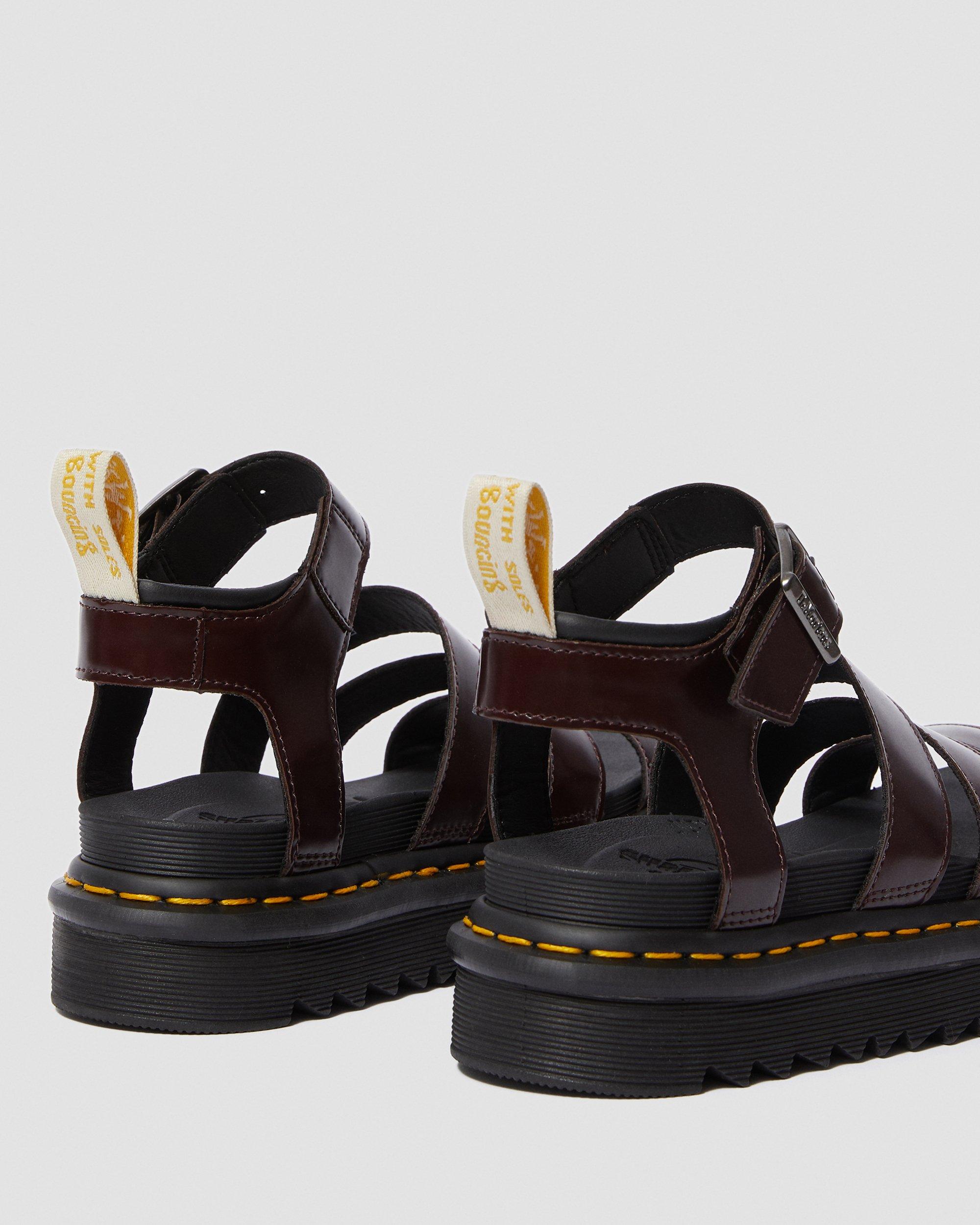 Vegan Blaire Women's Gladiator Sandals in CHERRY RED | Dr. Martens™