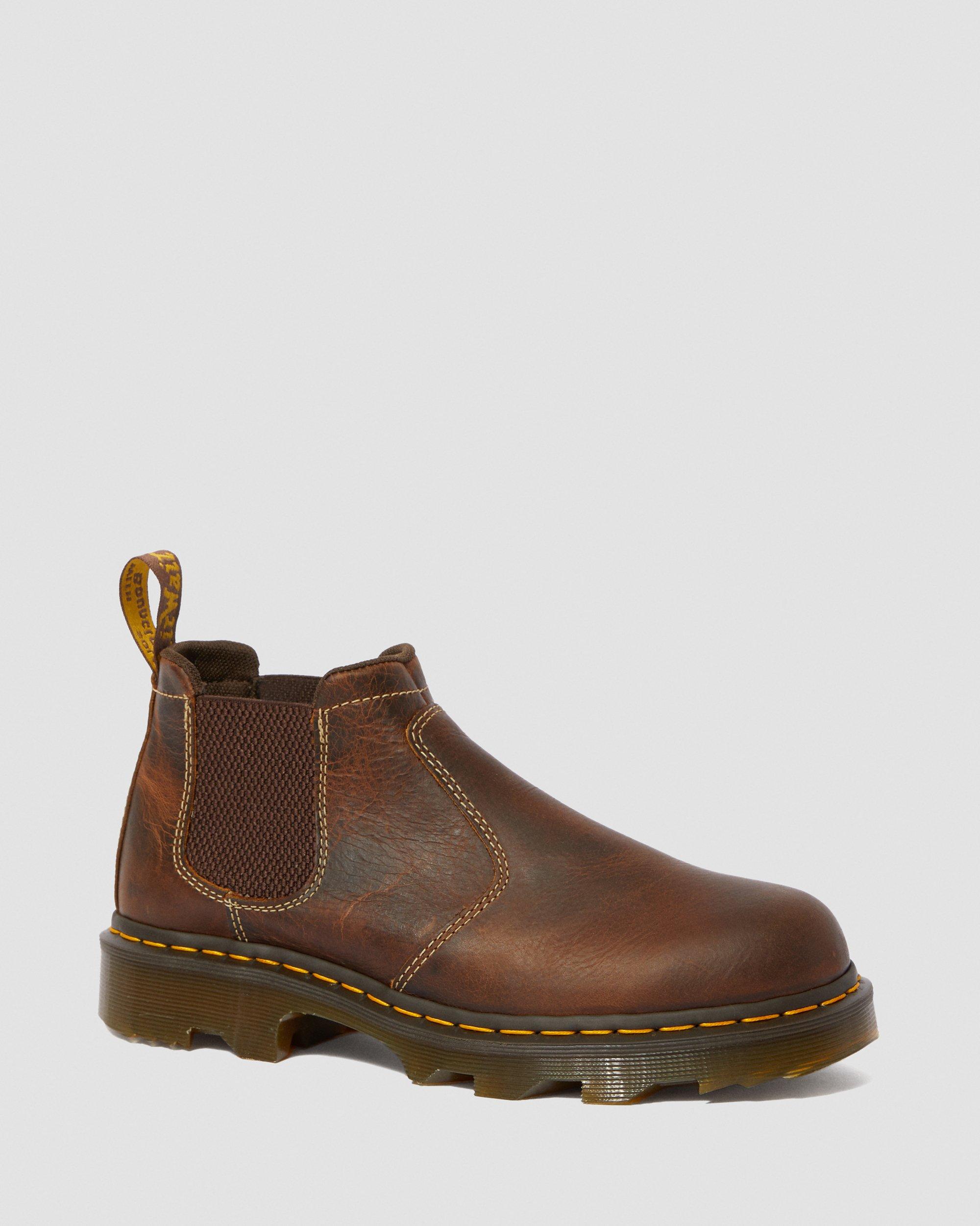 Penly Lightweight Chelsea Work Boots in Tan | Dr. Martens