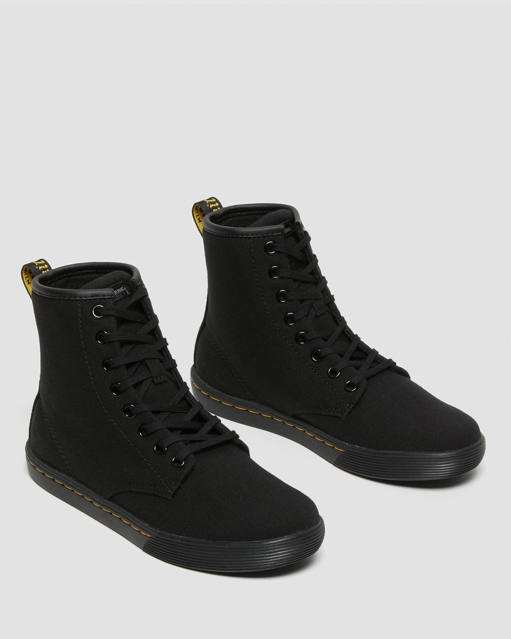 Sheridan Women's Canvas Casual Boots in Black | Dr. Martens