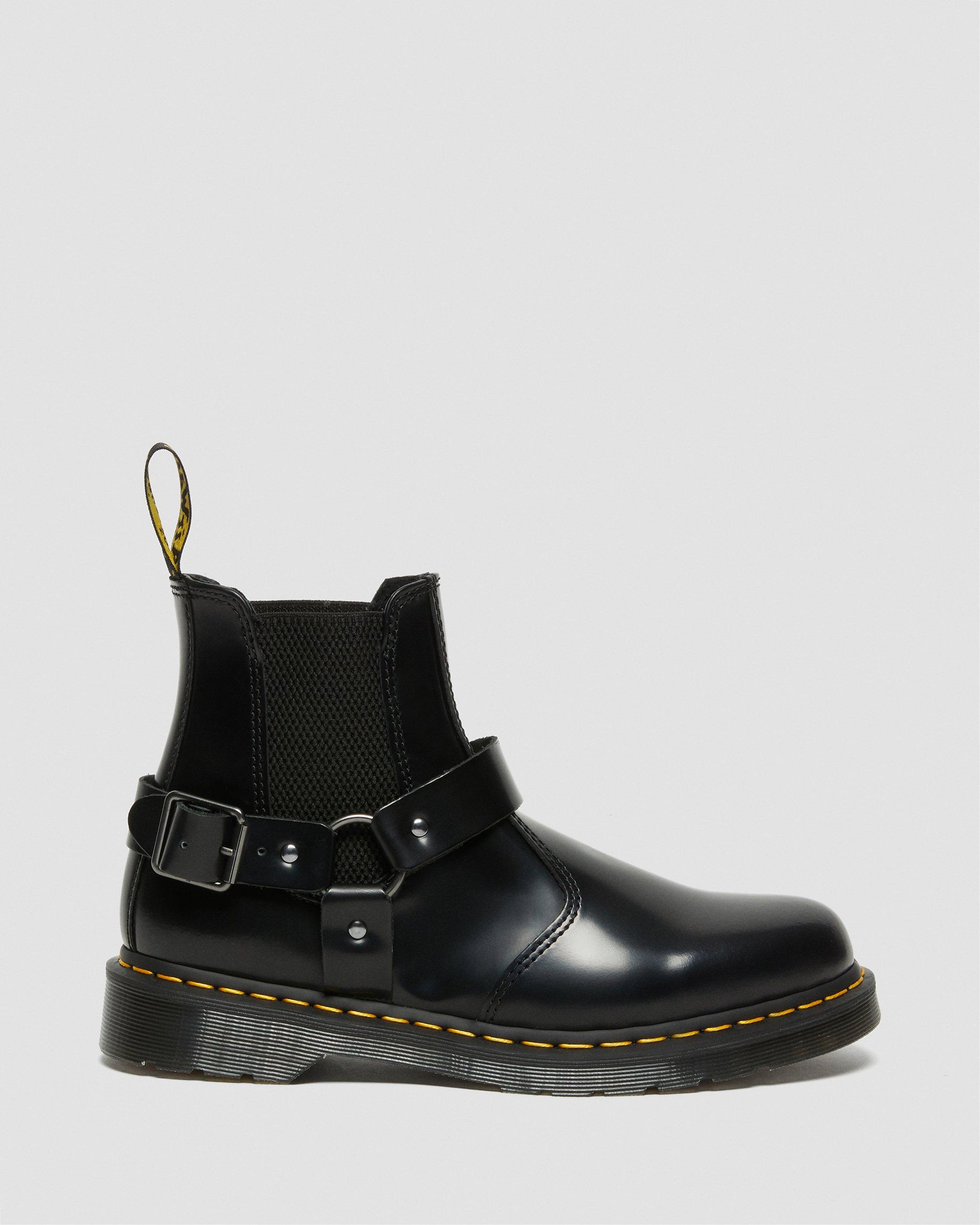 Wincox Smooth Leather Buckle Boots | Dr. Martens ReWair
