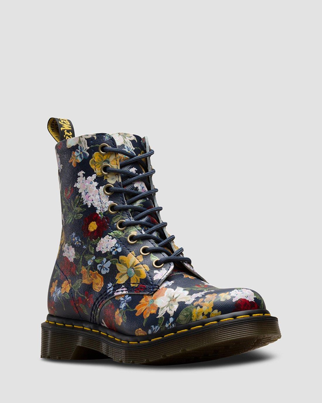 1460 Pascal Darcy Floral in DM'S NAVY | Dr. Martens™