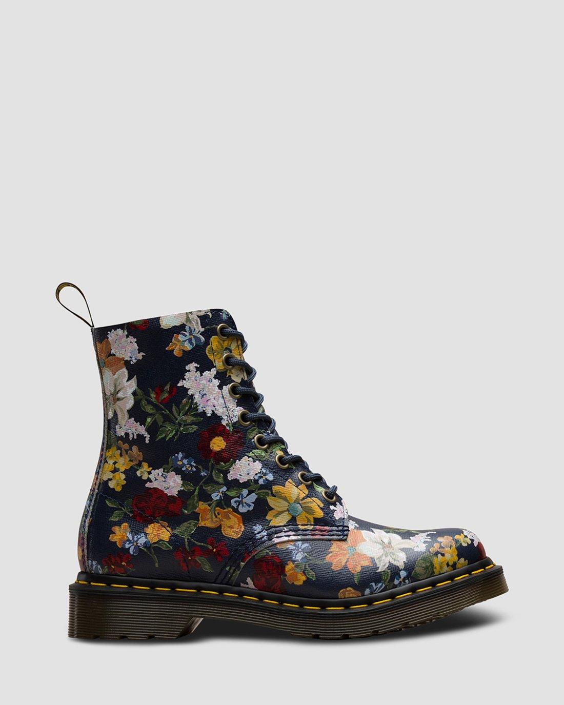 1460 Pascal Darcy Floral in DM'S NAVY | Dr. Martens™