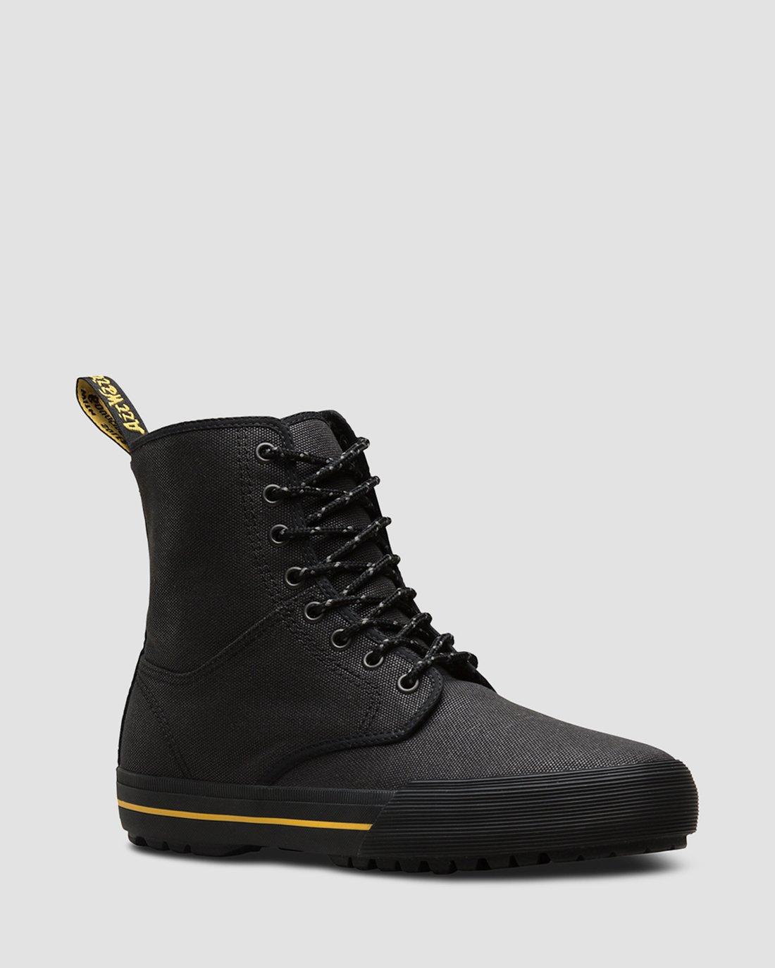 Winsted Waxy Canvas in Black | Dr. Martens