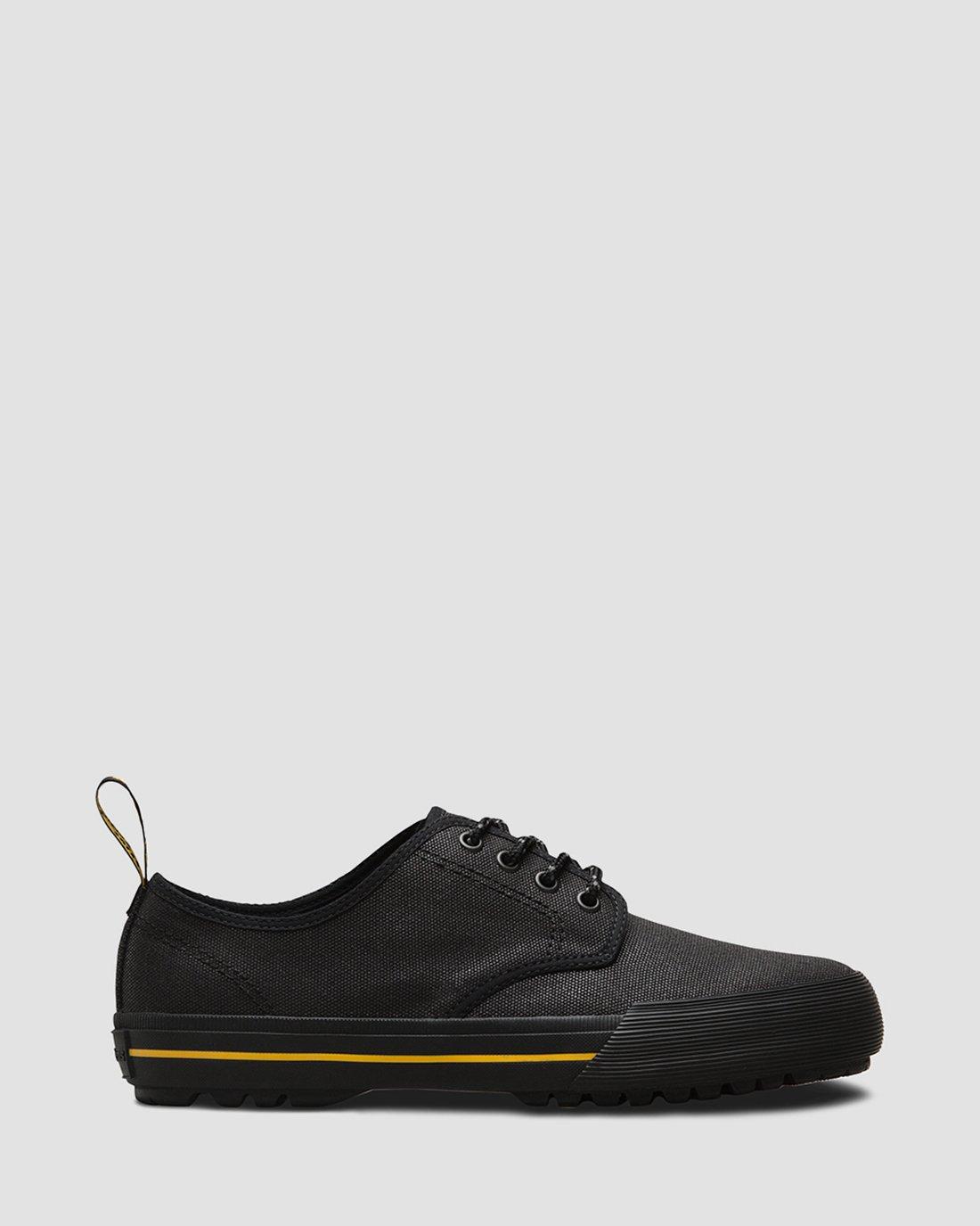 Pressler Waxy Canvas in BLACK | Dr. Martens™
