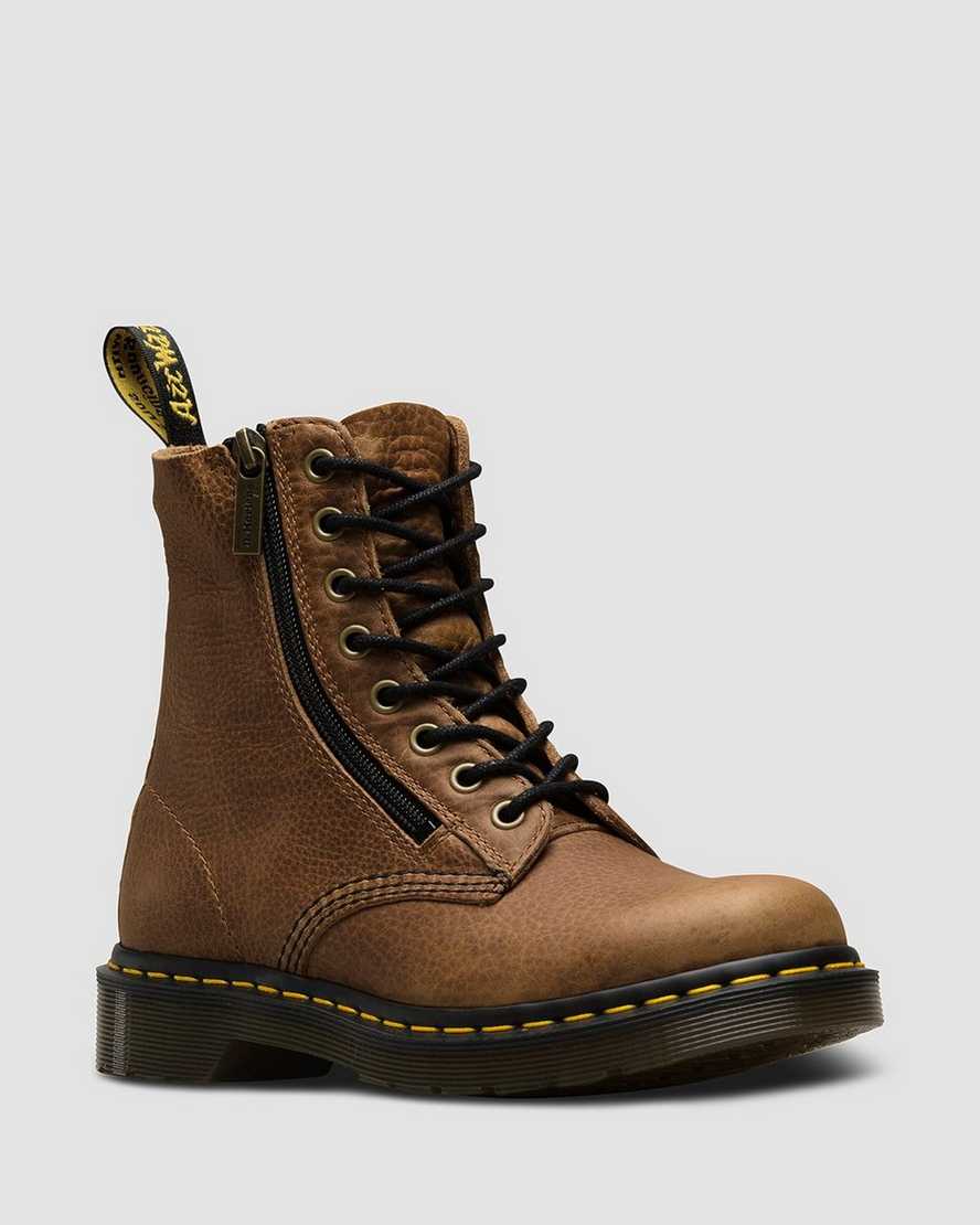 PASCAL W/ZIP GRIZZLY | Dr Martens