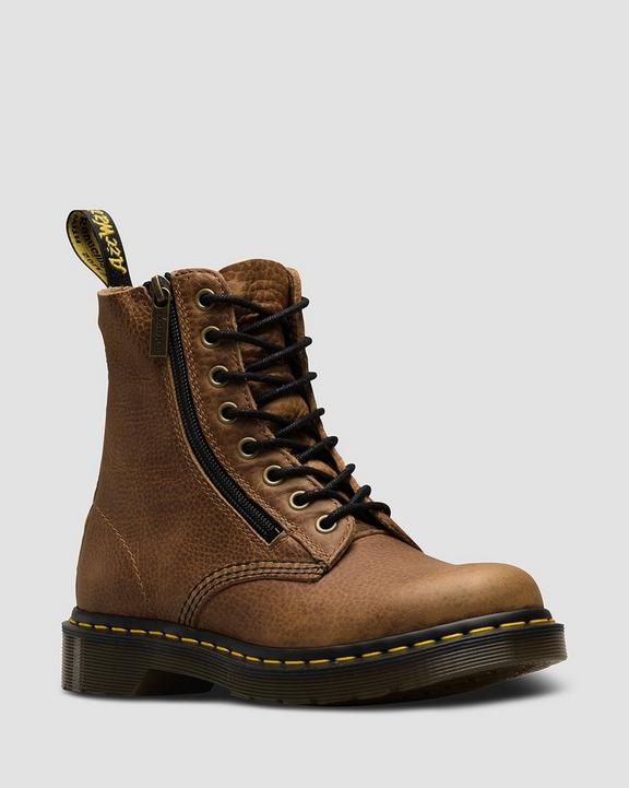 PASCAL W/ZIP GRIZZLY Dr. Martens