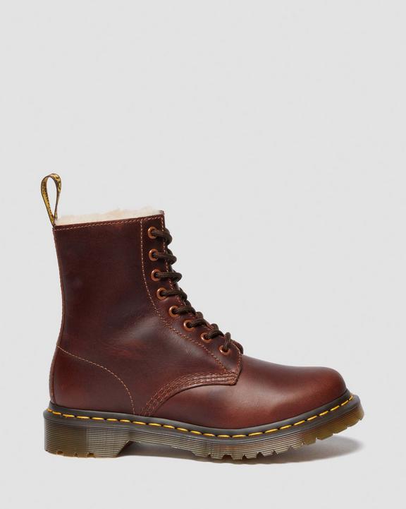 1460 Women's Faux Fur Lined Lace Up BootsStivaletti 1460 Serena Con Rivestimento In Pelliccia Sintetica Dr. Martens