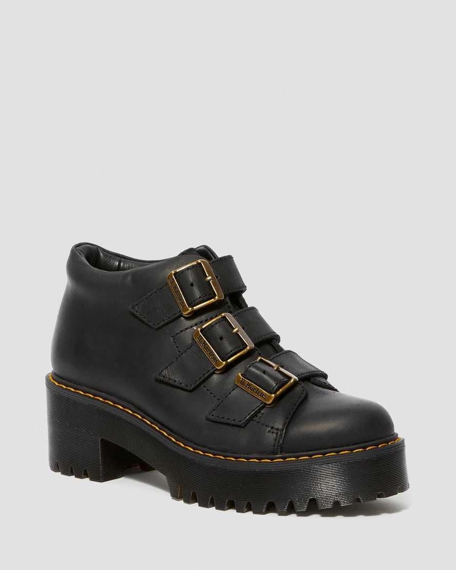 COPPOLA LEATHER HEELED ANKLE BOOTS | Dr Martens