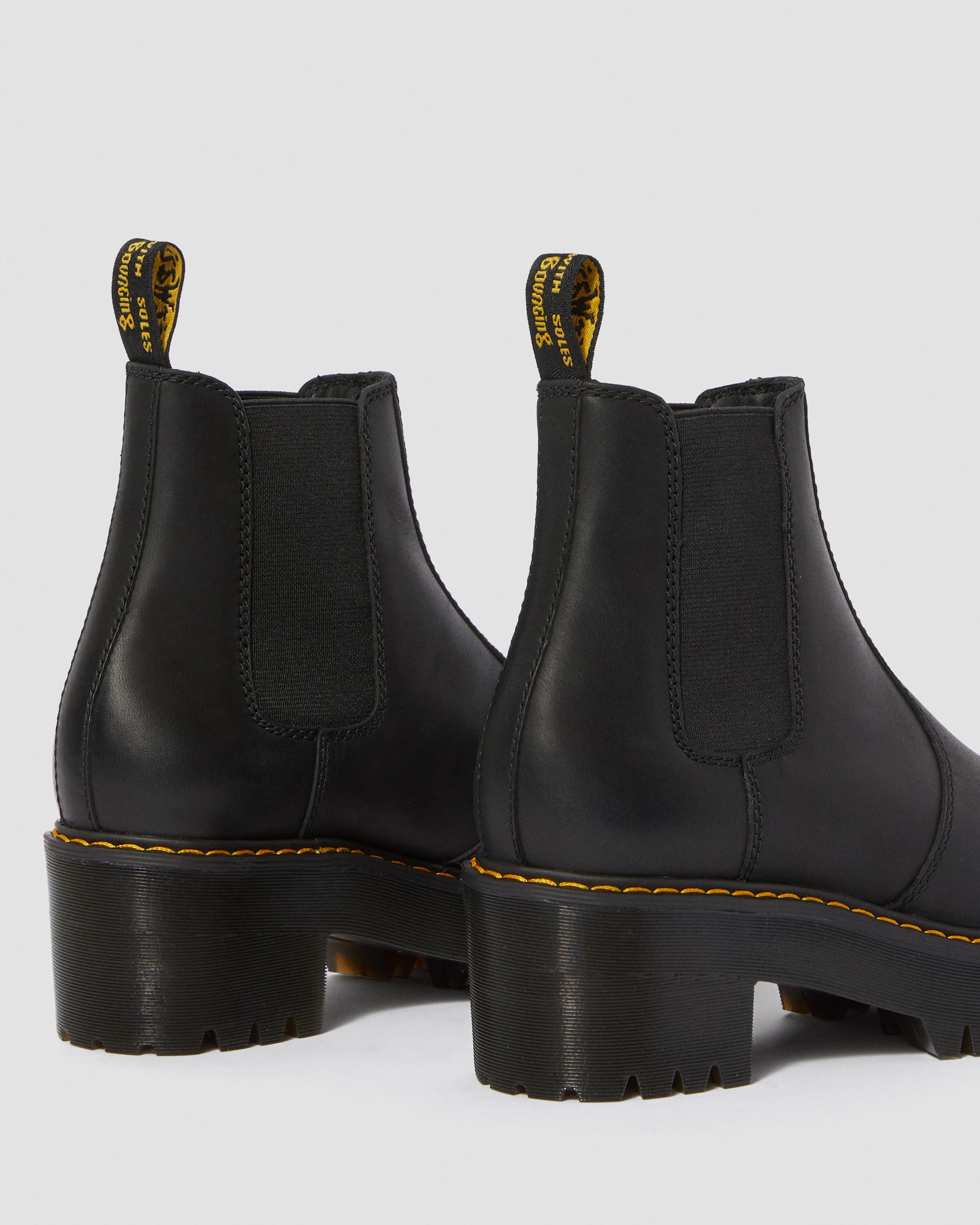 Rometty Wyoming Leather Platform Chelsea Boots | Dr. Martens ReWair