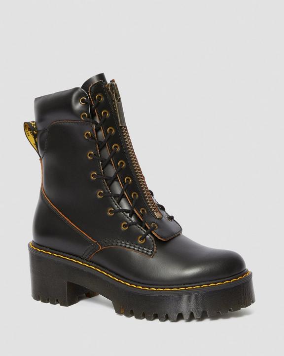 Karmilla Women's Smooth Leather Heeled Boots Dr. Martens