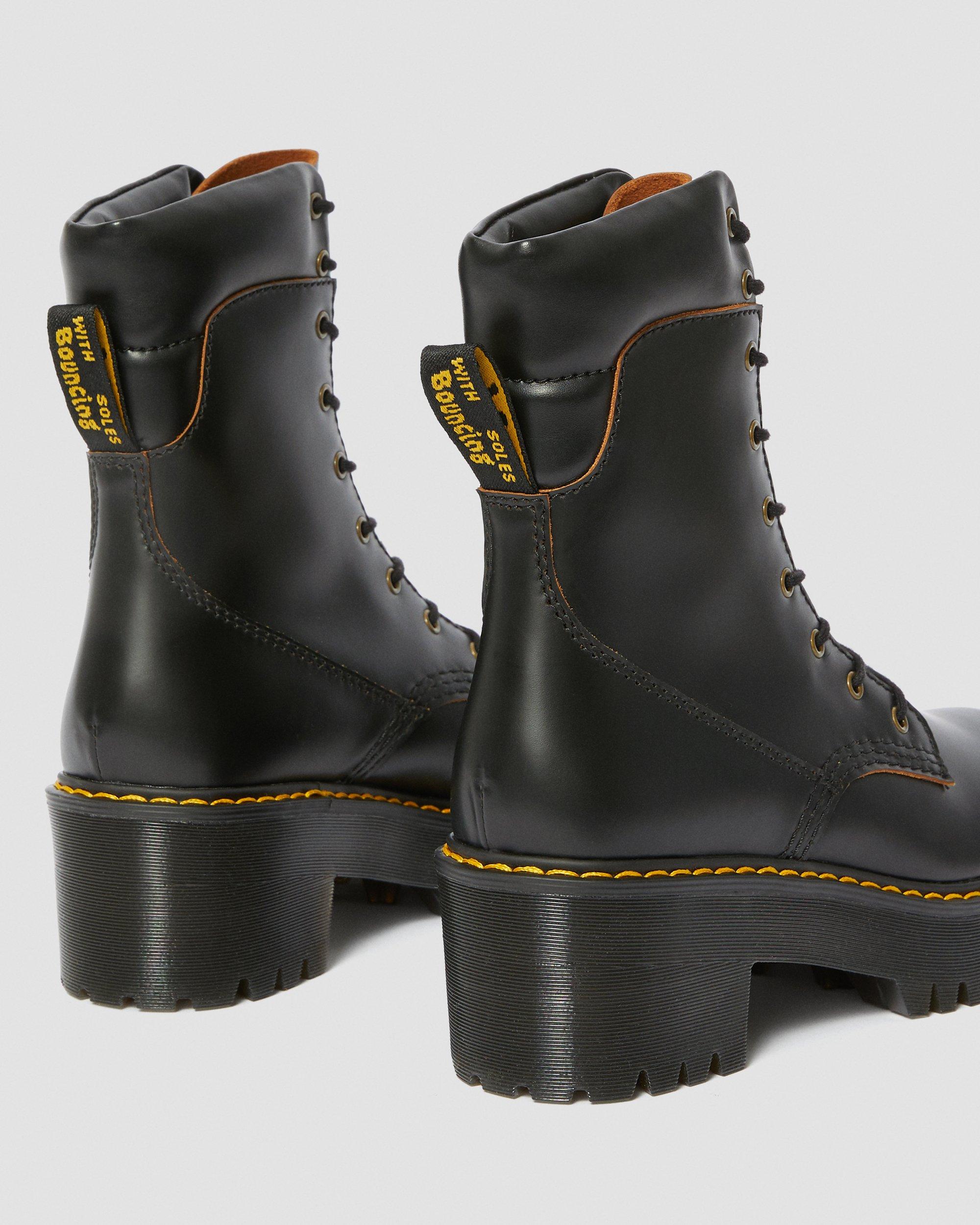 DR MARTENS Karmilla Women's Smooth Leather Heeled Boots