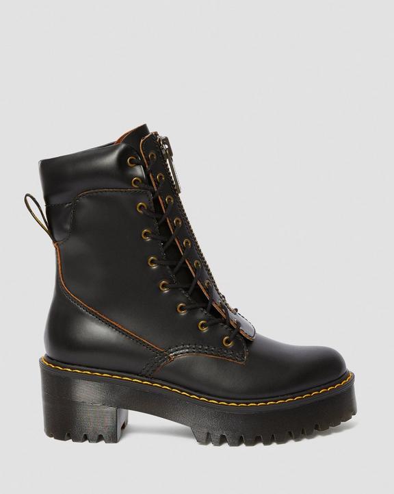 Karmilla Women's Smooth Leather Heeled Boots Dr. Martens