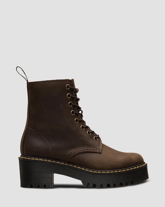 Shriver Hi in Dark Brown | Dr. Martens Shriver Hi in Dark Brown | Dr. Martens