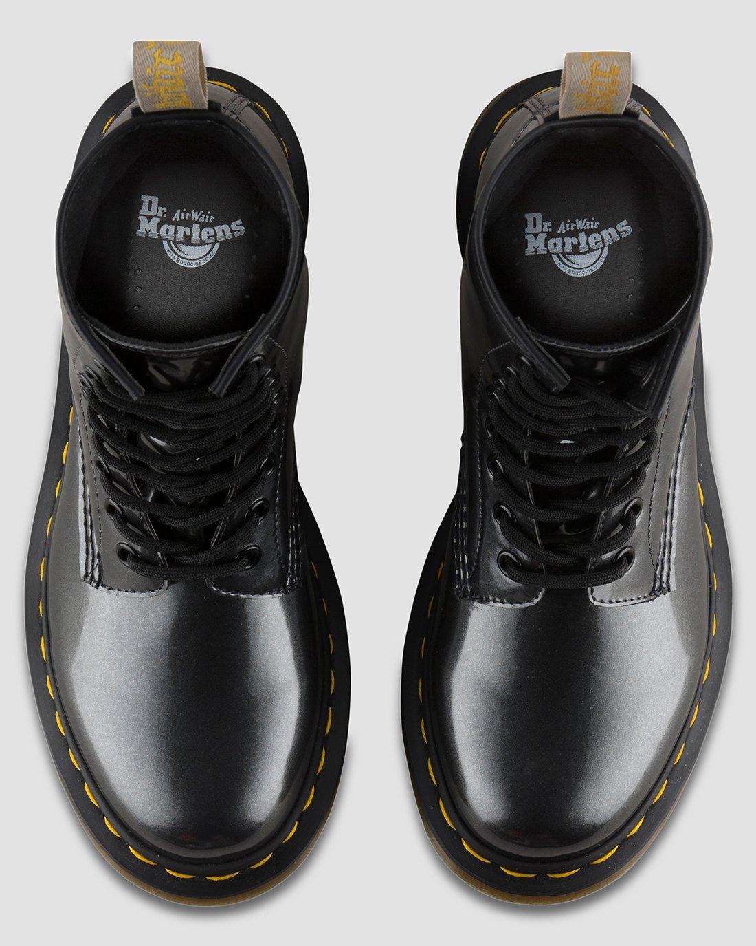 Vegan 1460 Chrome in GUNMETAL | Dr. Martens™