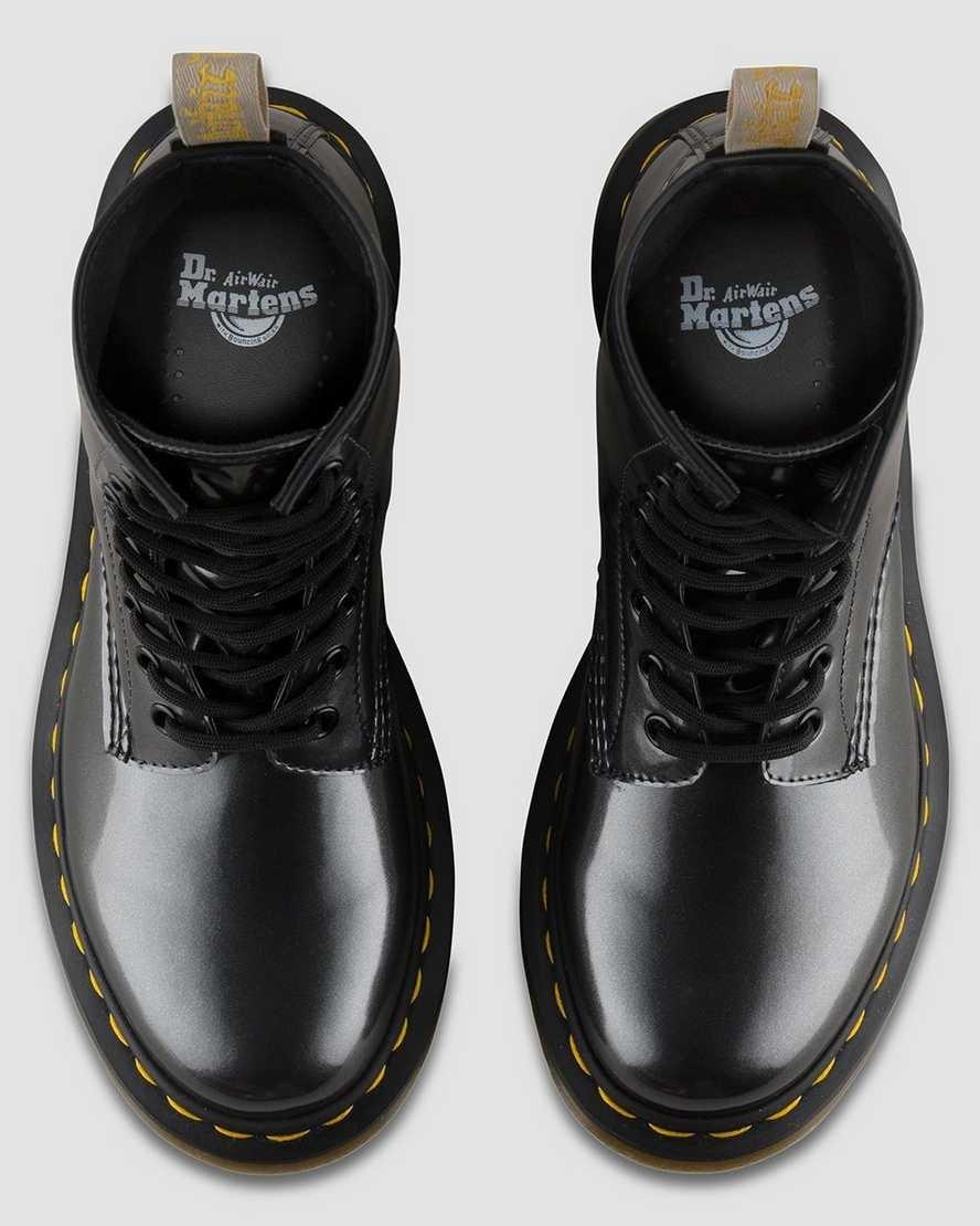 Vegan 1460 Chrome in GUNMETAL | Dr. Martens™