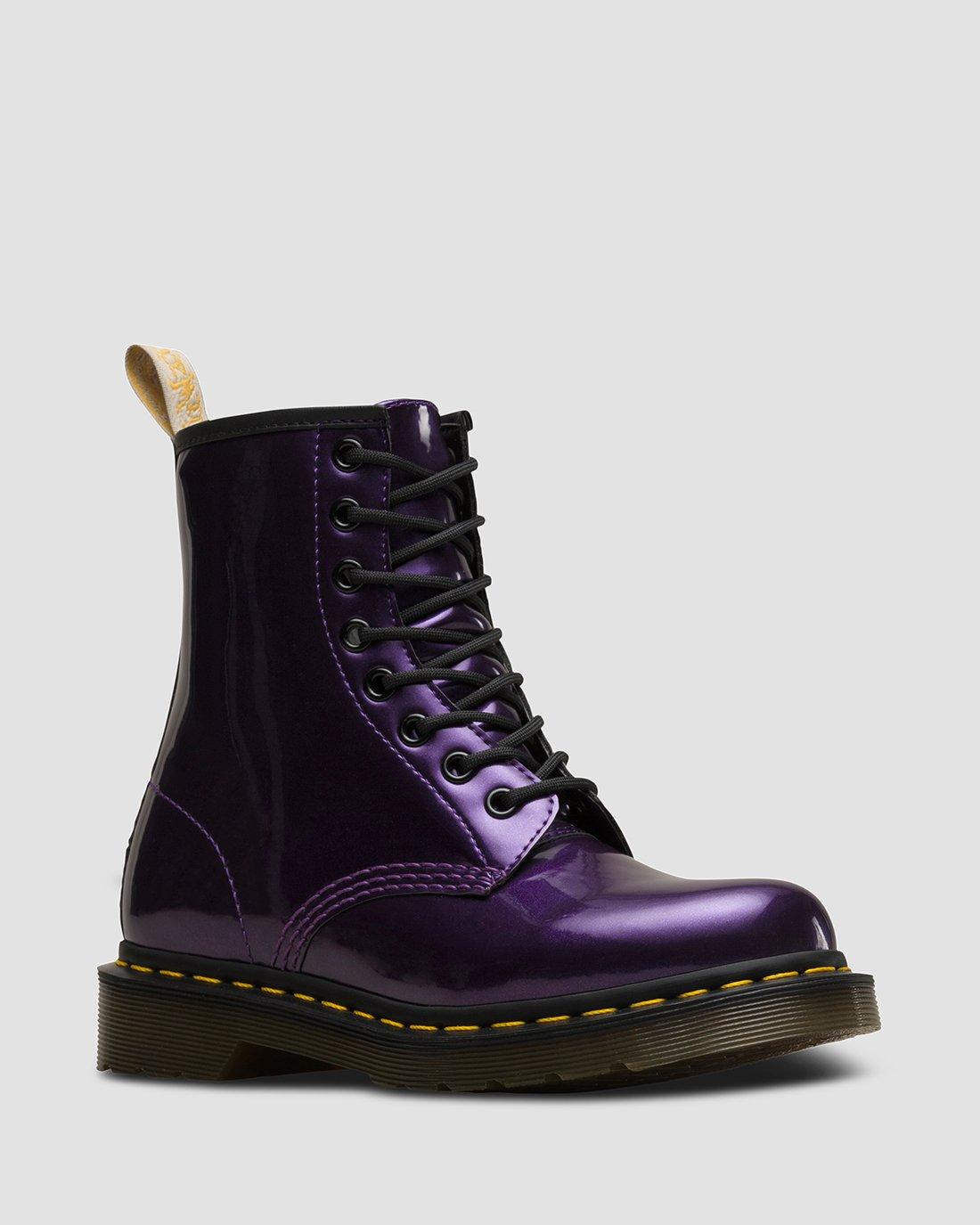 VEGAN 1460 CHROME en DARK PURPLE | Dr. Martens™