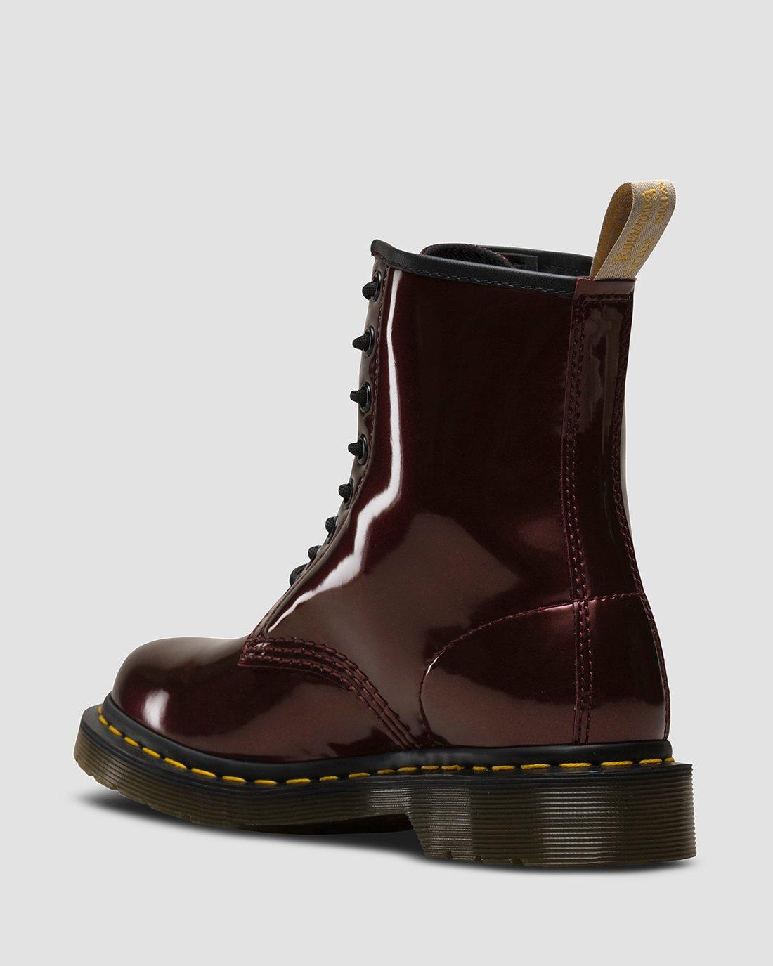 VEGAN 1460 CHROME in OXBLOOD | Dr. Martens™