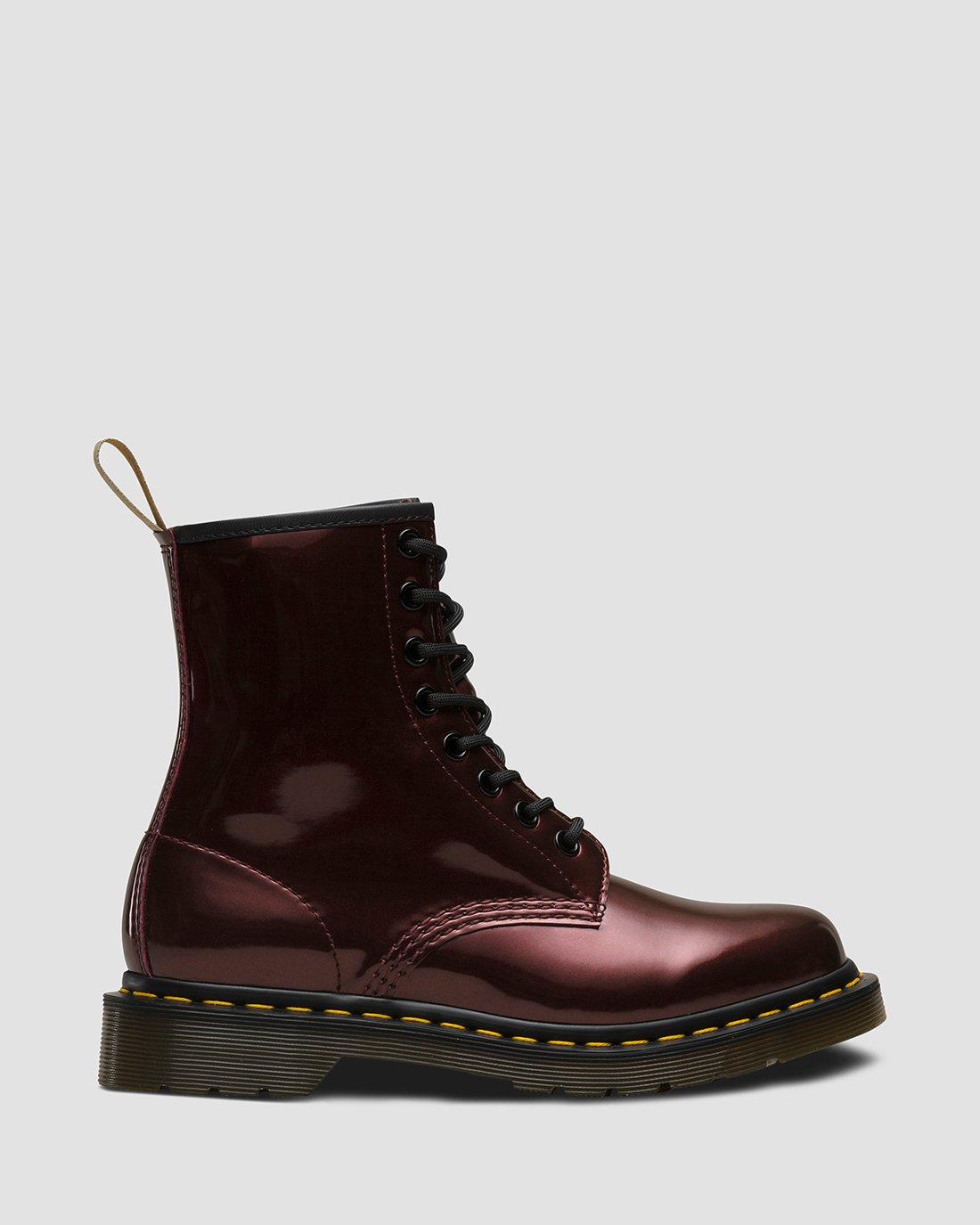 VEGAN 1460 CHROME in OXBLOOD | Dr. Martens™