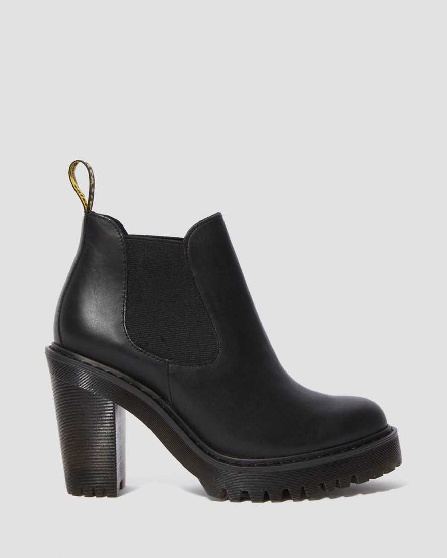 Hurston Women's Leather Heeled Chelsea Boots | Dr Martens