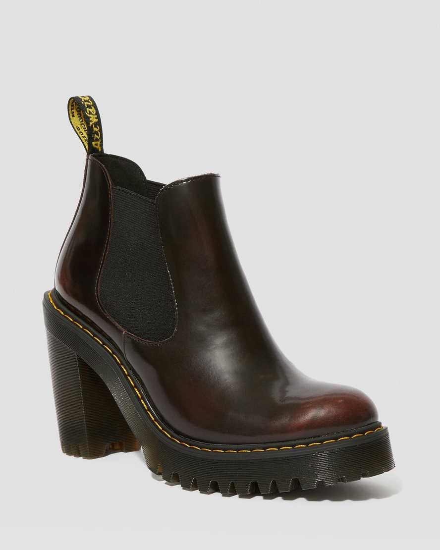 Hurston Women's Arcadia Leather Heeled Chelsea Boots | Dr Martens