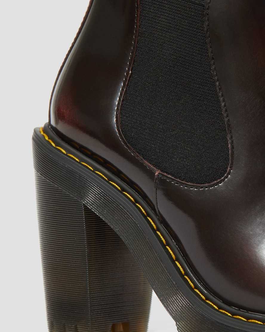 Hurston Women's Arcadia Leather Heeled Chelsea Boots | Dr Martens