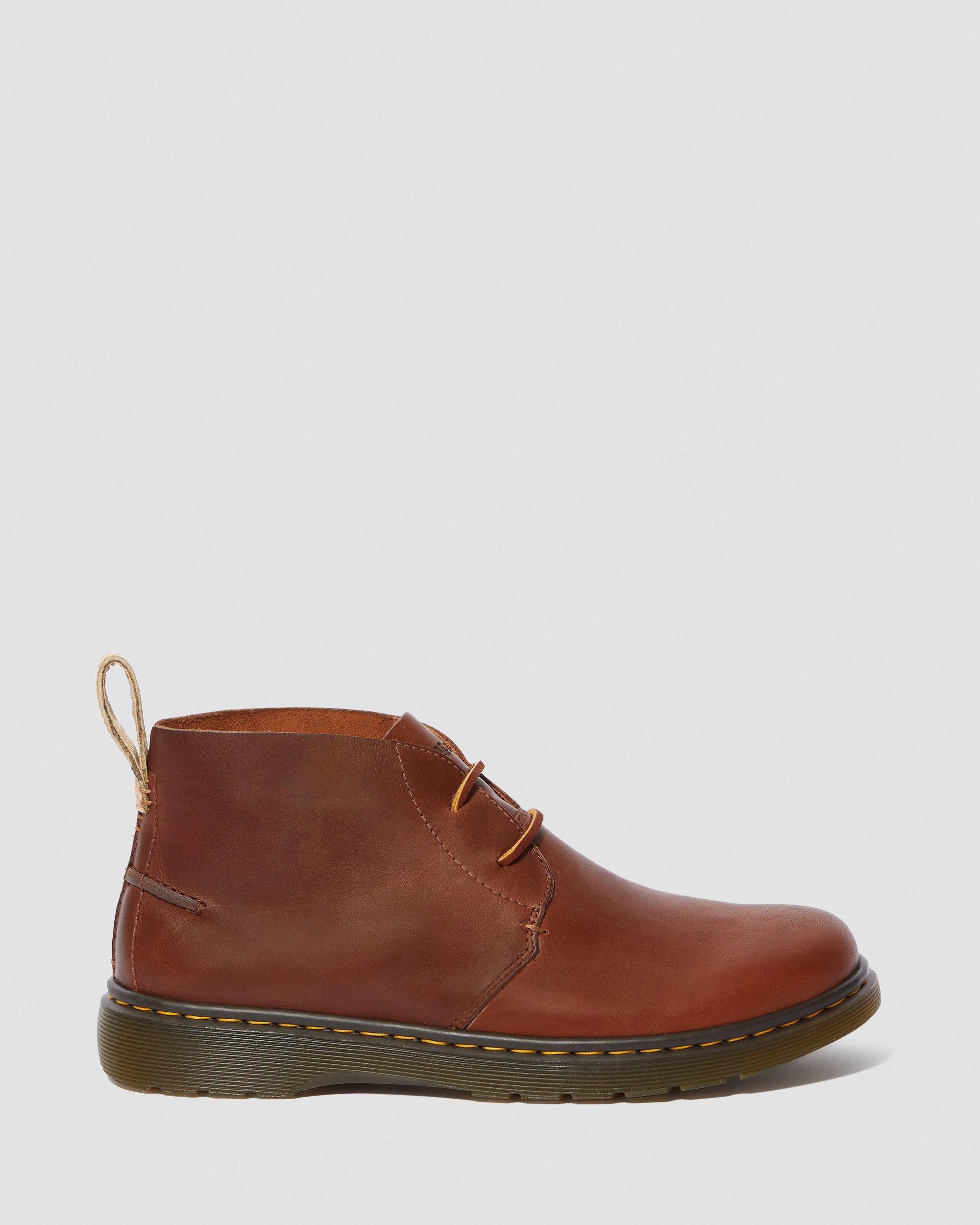 EMBER LEATHER CHUKKA BOOTS in Tan Martens