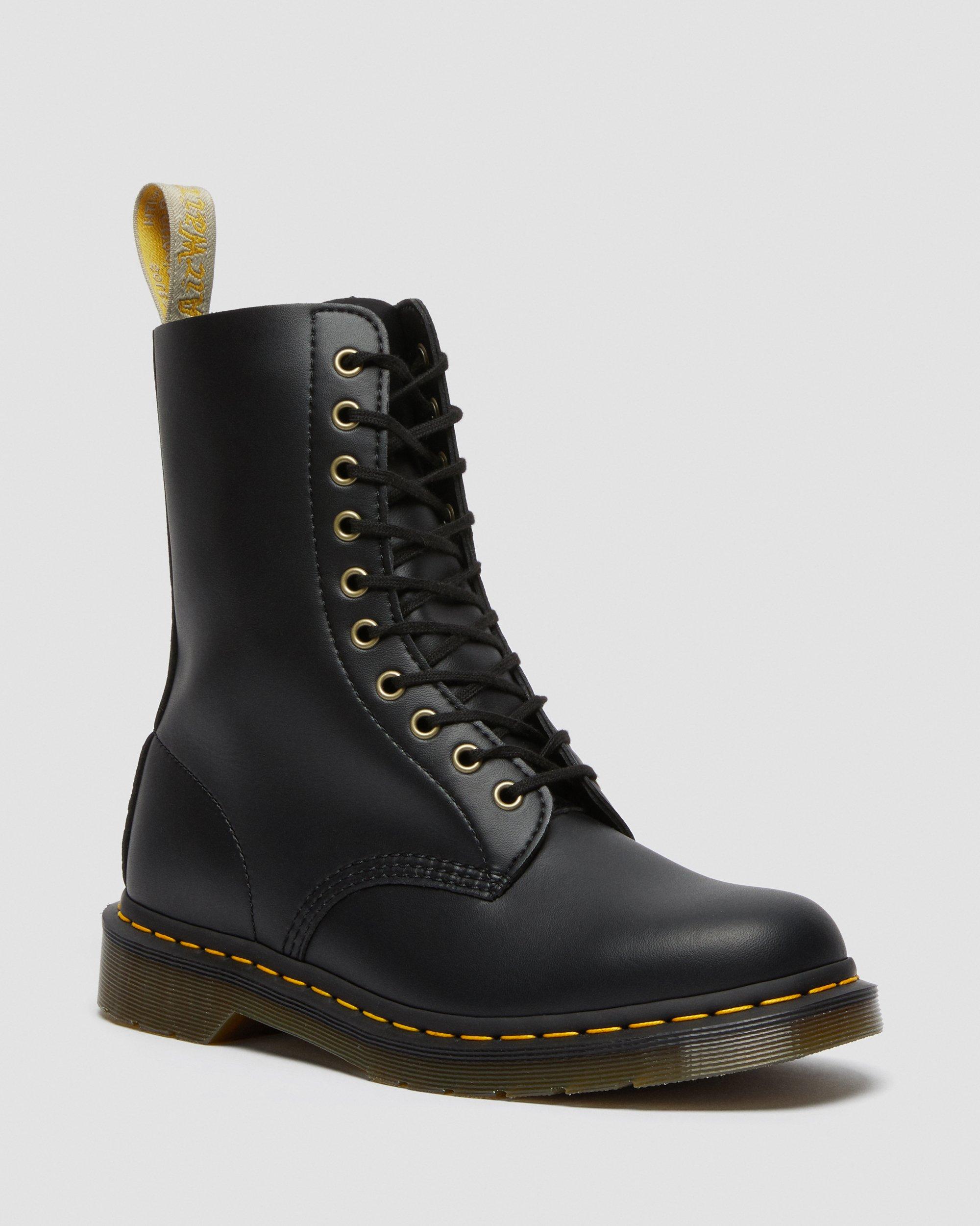 Vegan 1490 Felix Mid Calf Boots in BLACK | Dr. Martens™