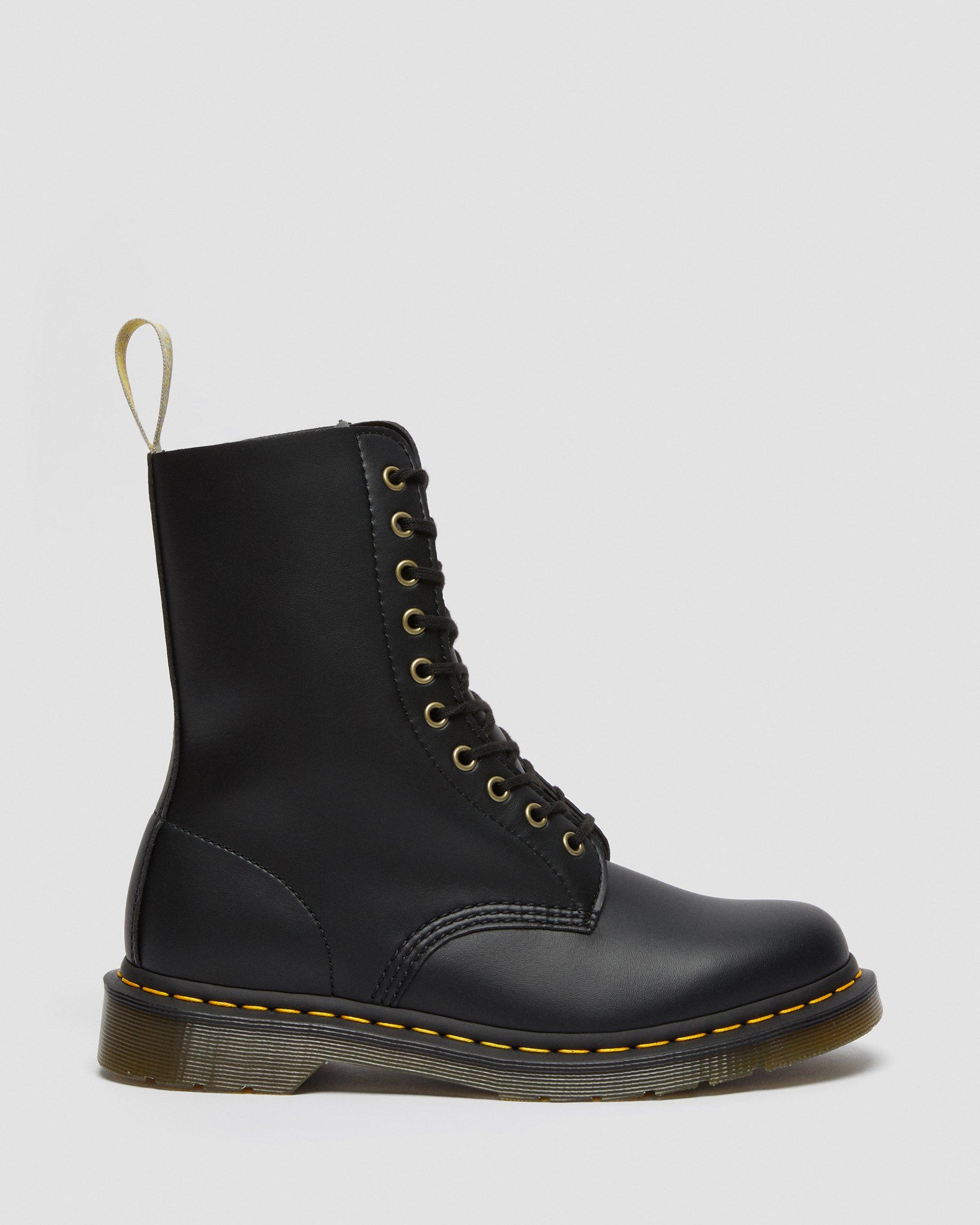 Vegan 1490 Felix Mid Calf Boots in BLACK | Dr. Martens™