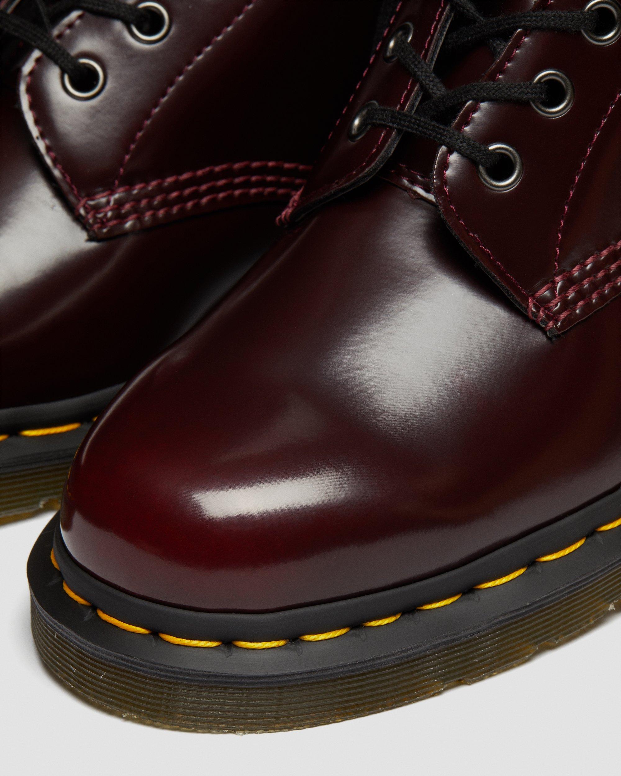 Vegan 1490 Mid Calf Boots in CHERRY RED | Dr. Martens™