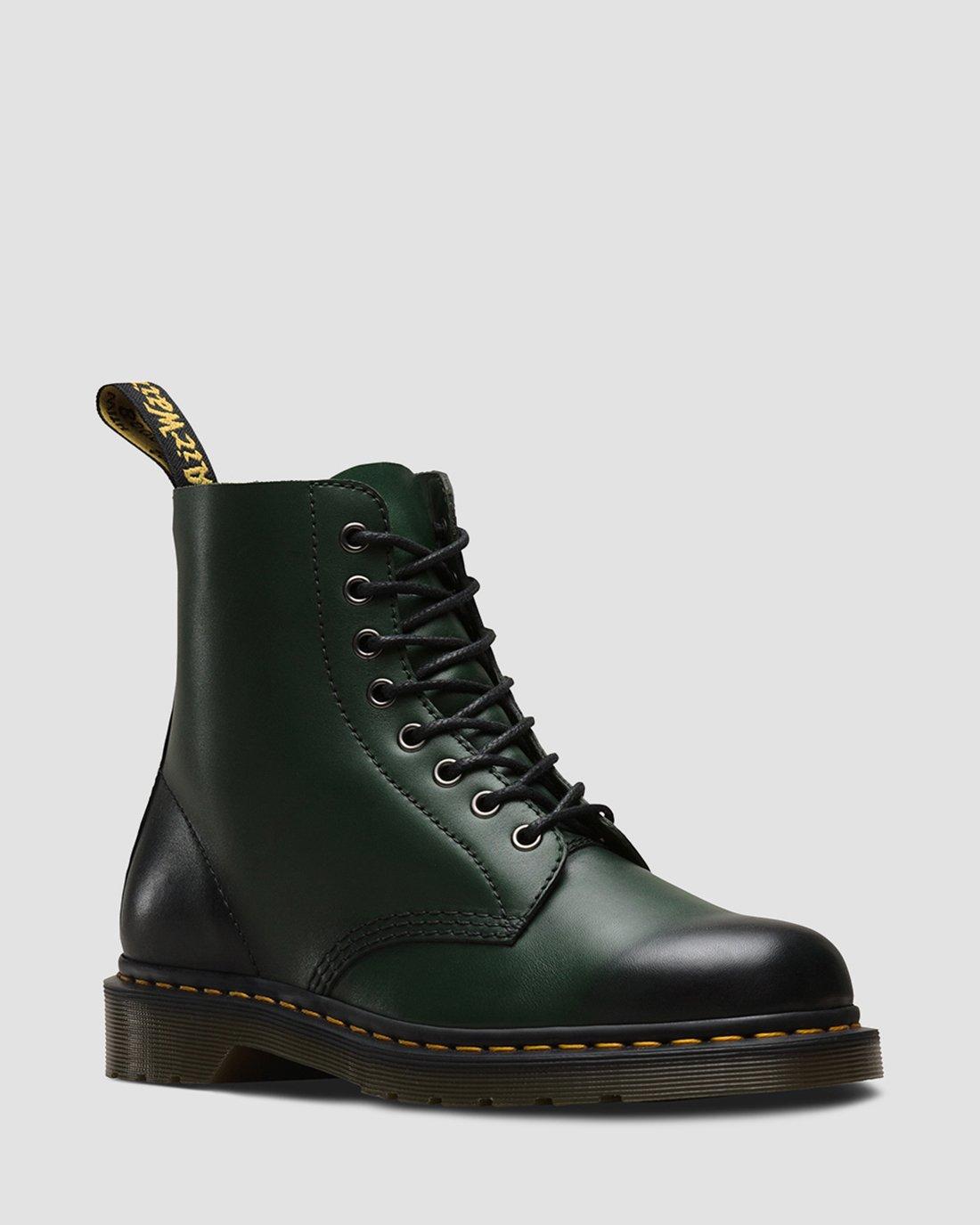 1460 Pascal Antique Temperley in GREEN | Dr. Martens™