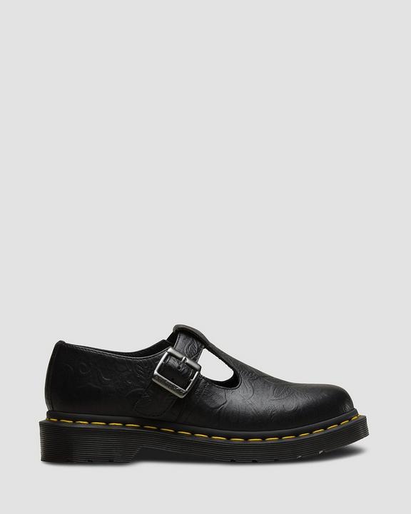 Polley Floral Emboss in Black | Dr. Martens Polley Floral Emboss in Black | Dr. Martens