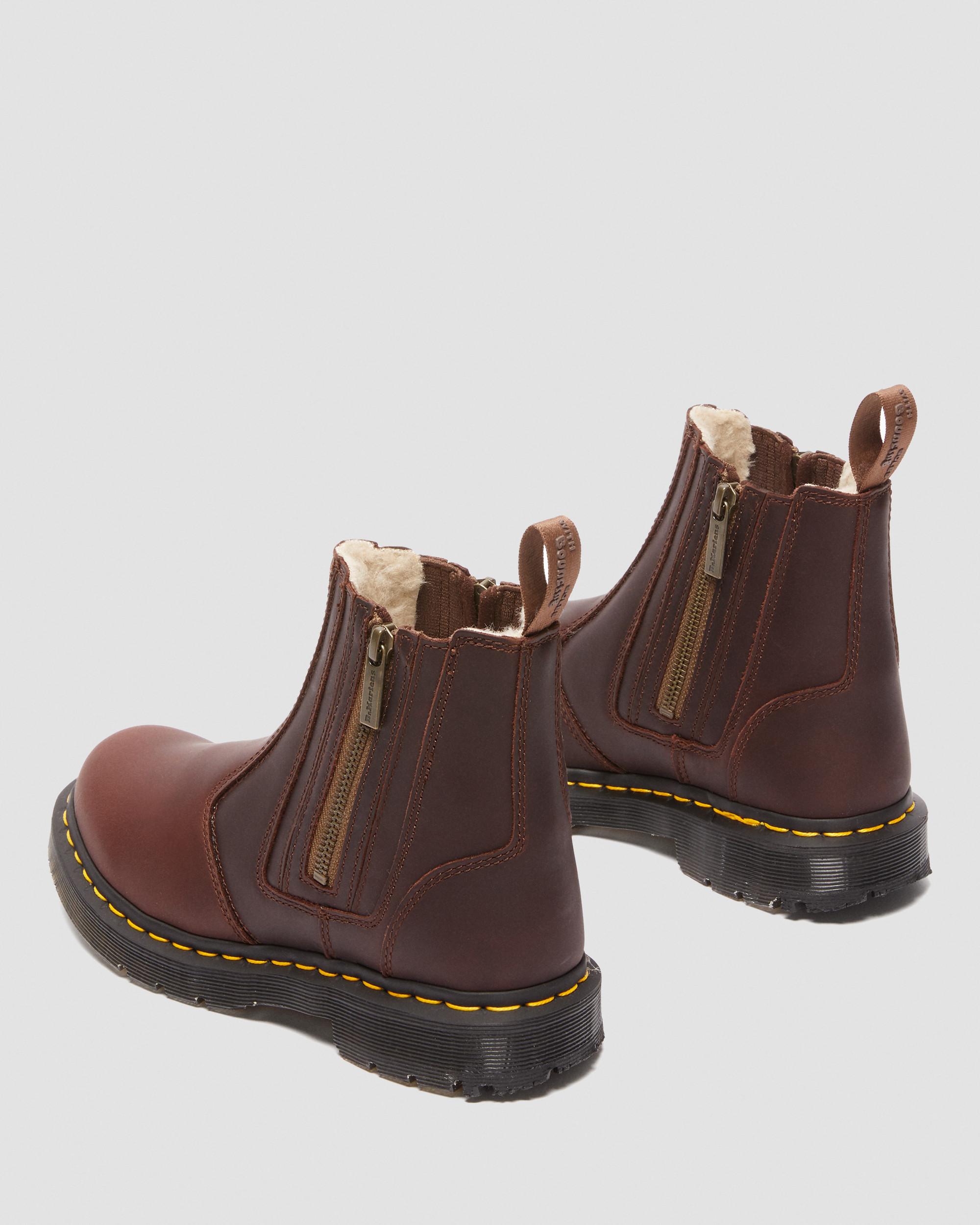 2976 Alyson DM's Wintergrip Chelsea Boots in Brown