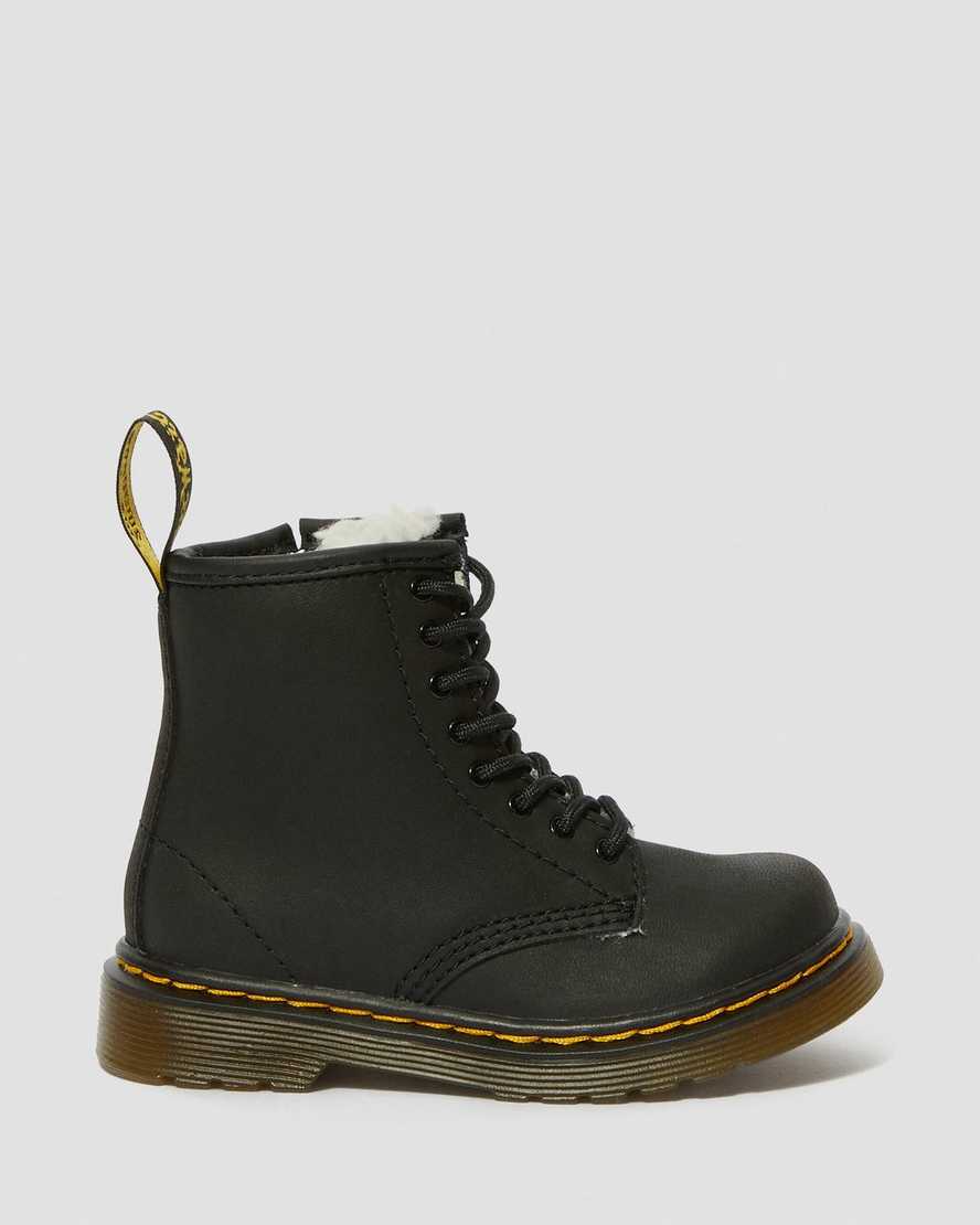 Toddler 1460 Faux Fur Lined Lace Up Boots | Dr Martens
