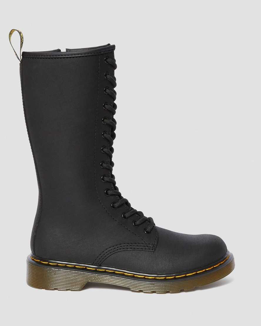 1914 JUNIOR LEATHER HIGH BOOTS | Dr Martens