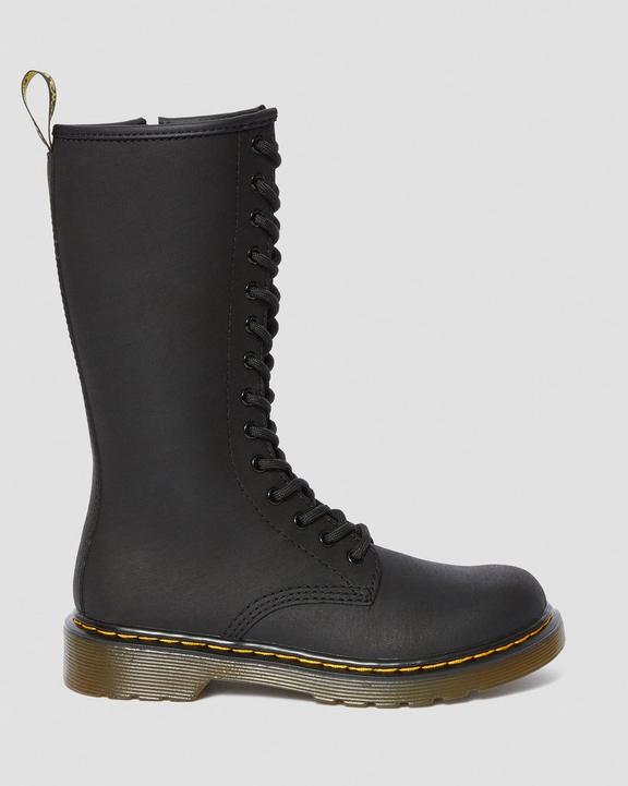 Junior 1914 Leather Tall Boots Dr. Martens