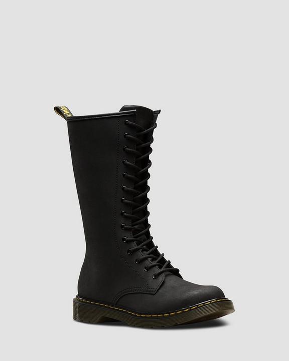 1914 YOUTH LEATHER HIGH BOOTS in Black | Dr. Martens 1914 YOUTH LEATHER HIGH BOOTS in Black | Dr. Martens