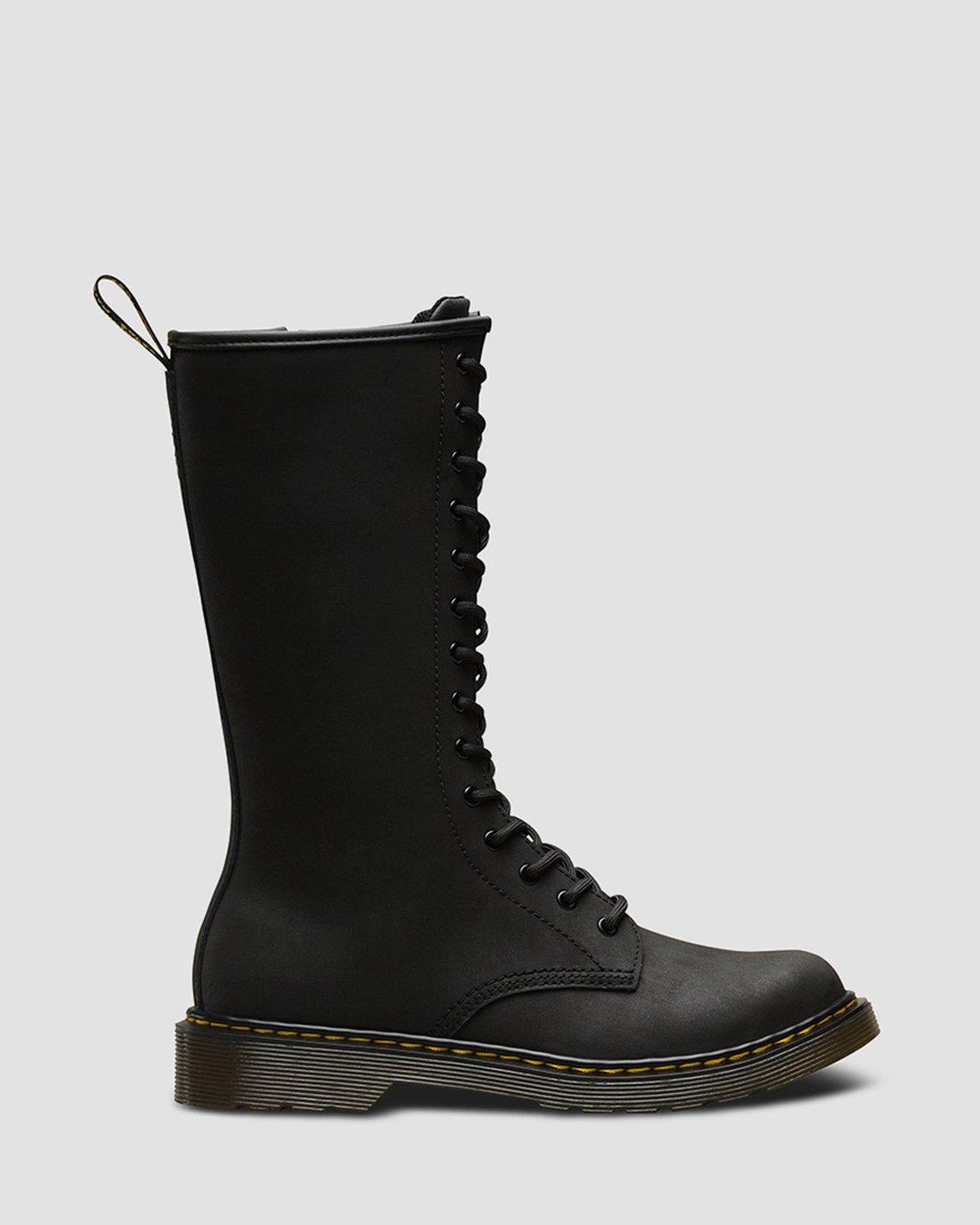 ほぼ未使用 Dr. Martens 1914 UK5 ブラック　箱付き Youth 1914 Leather Tall Boots in BLACK | Dr. Martens™