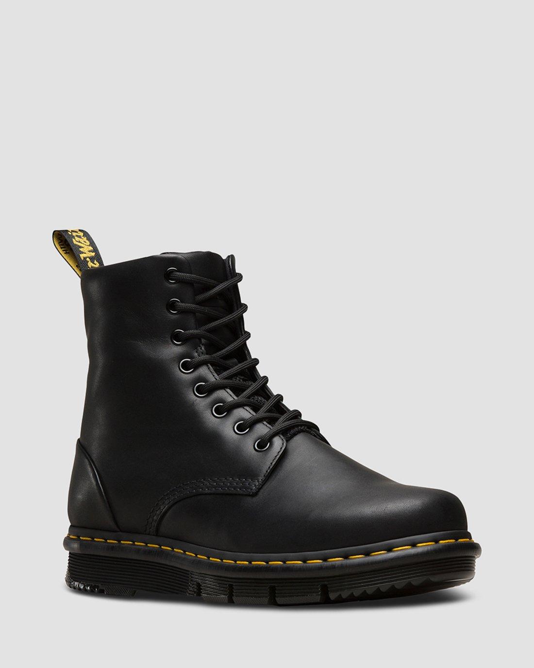 Dr. Martens ブラックレザーブーツ Lexington in BLACK | Dr. Martens™