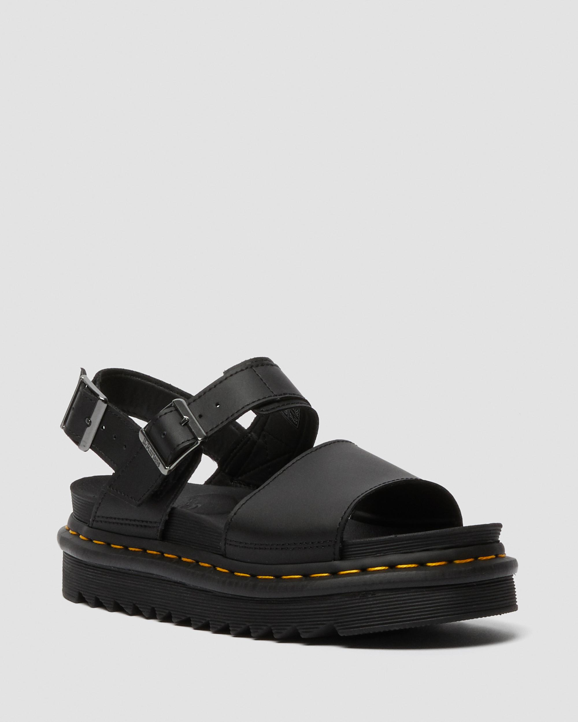 Voss Mono Leather Platform Strap Sandals | Dr. Martens