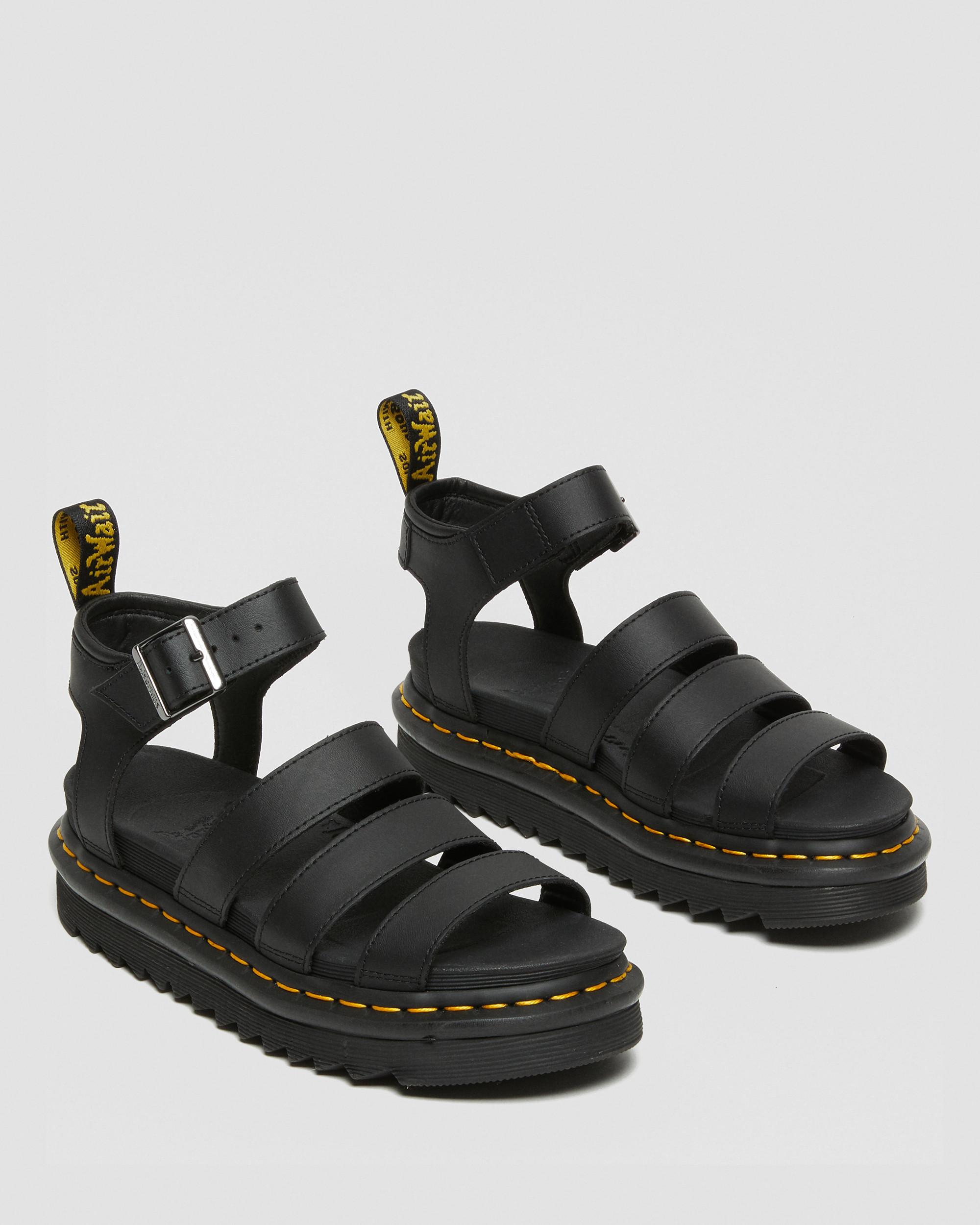 Blaire Hydro Leather Strap Sandals | Dr. Martens