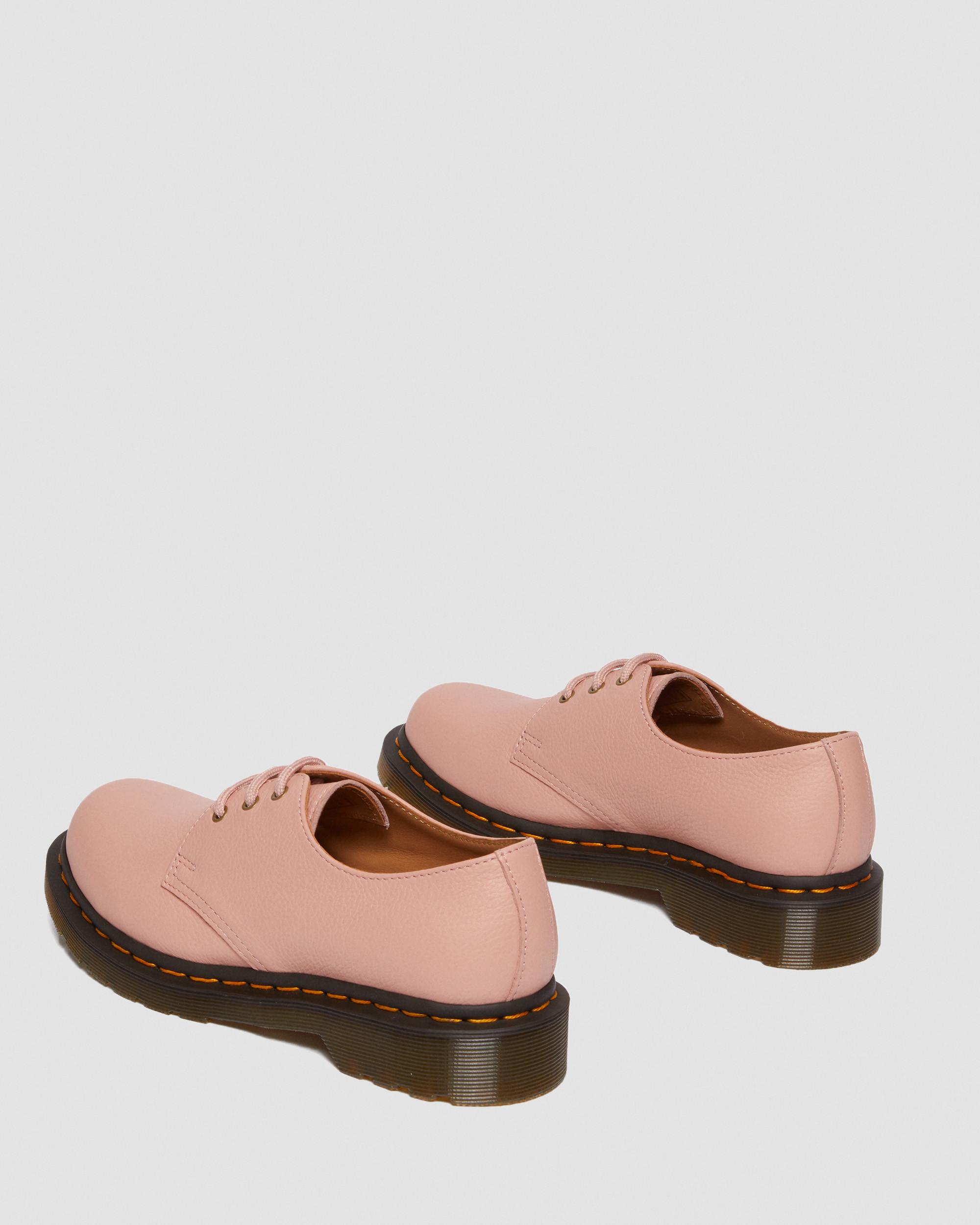 1461 Women's Virginia Leather Oxford Shoes in Peach Beige