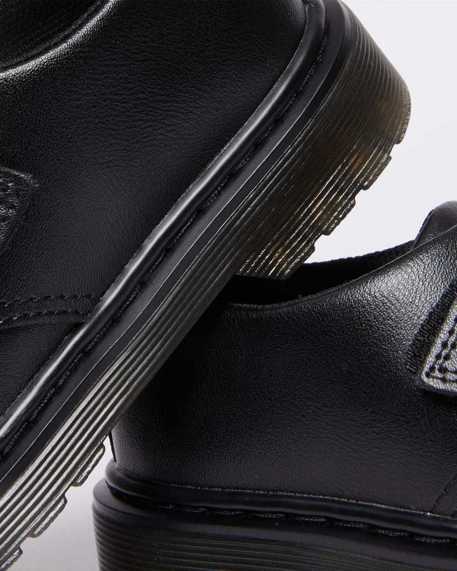 LASTEN NAHKAISET KAMRON -TARRAKENGÄTJunior Kamron Leather Strap Velcro Oxford -kengät Dr. Martens