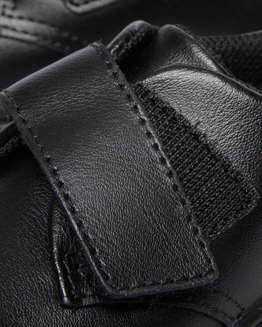 Toddler Kamron Leather Strap Velcro Oxford Shoes BlackZapatos Kamron para niños en piel con velcro Dr. Martens