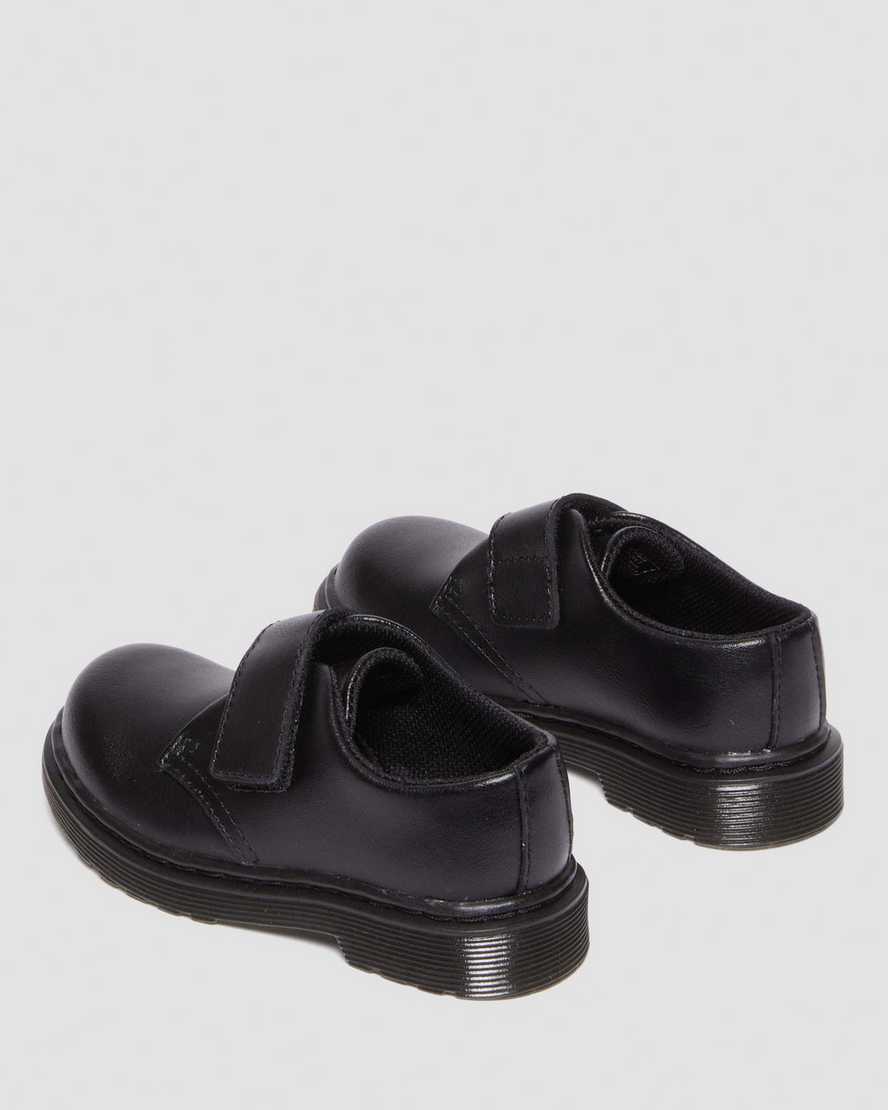 KAMRON TODDLER LEATHER RIP TAPE SHOES | Dr Martens