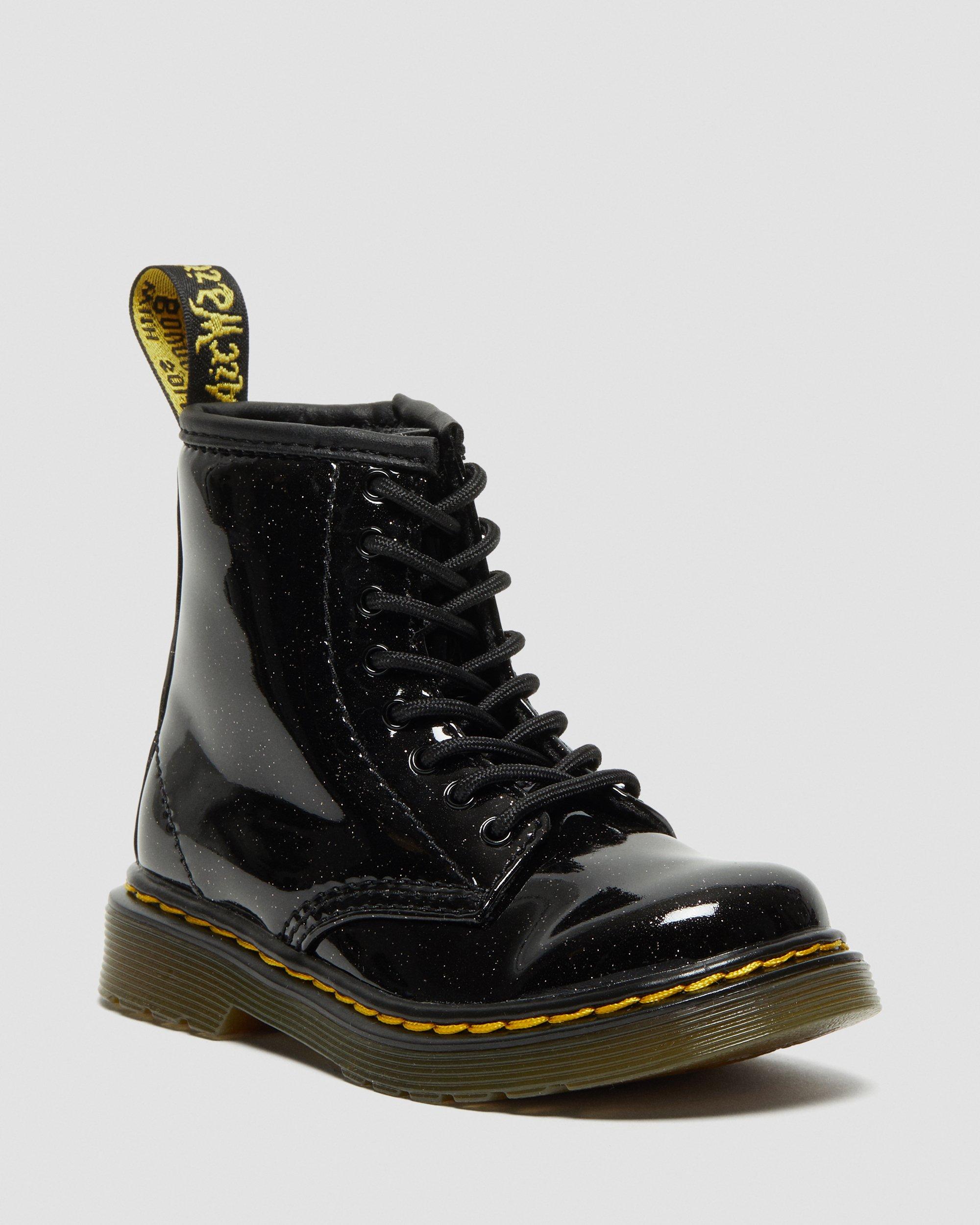 Toddler 1460 Glitter Lace Up Boots in Black | Dr. Martens
