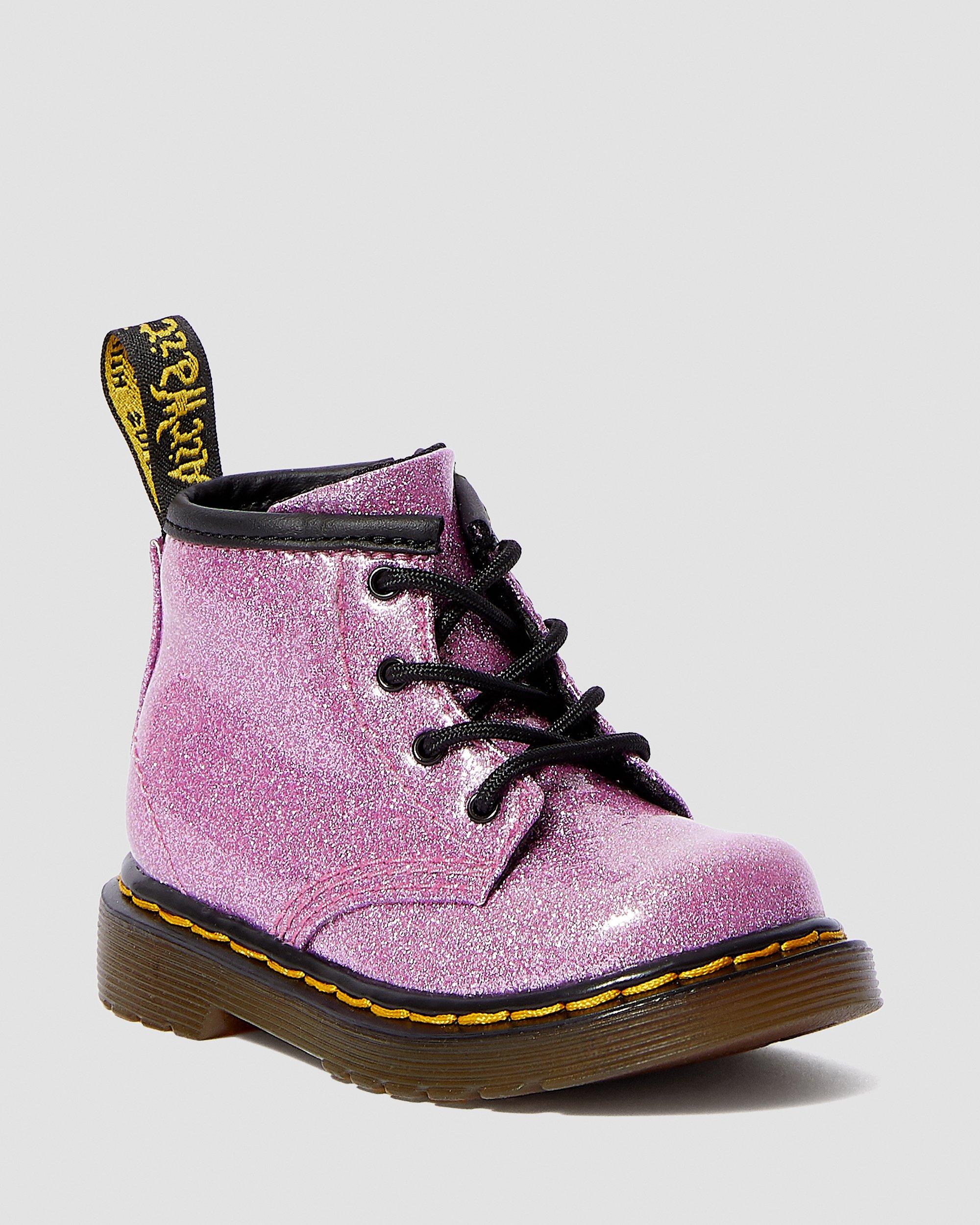 Infant Glitter Lace Up Boots | Dr. Martens