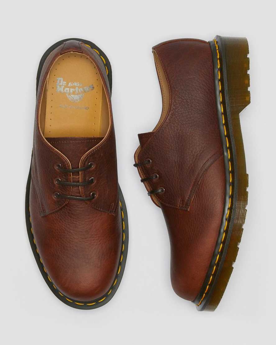 1461 BROWN1461 LEATHER SHOES Dr. Martens