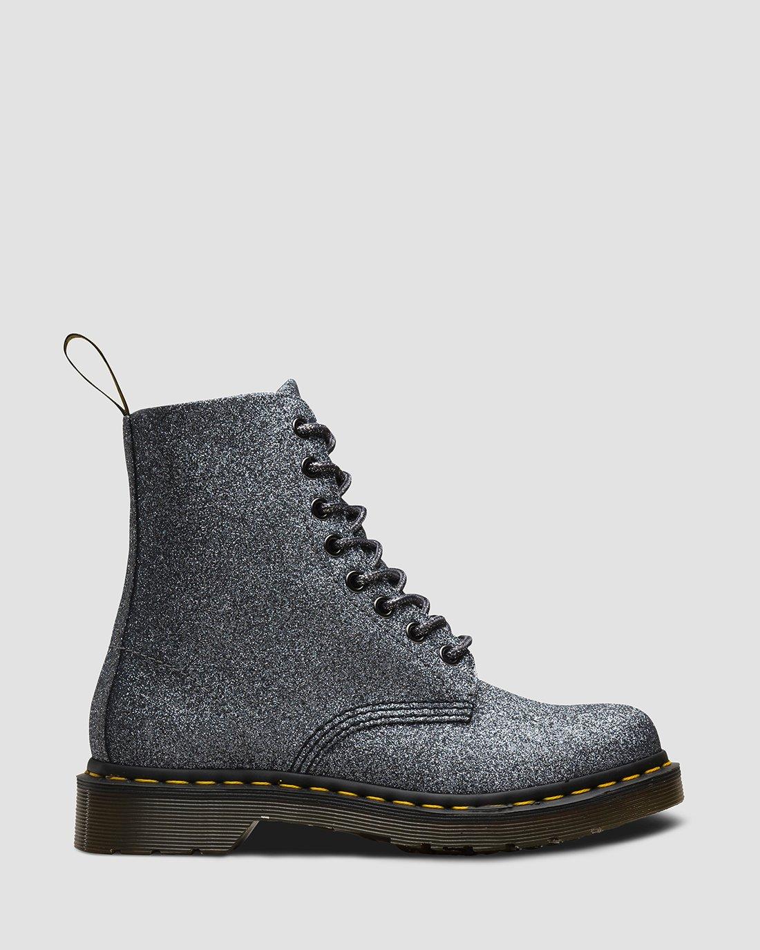 1460 Pascal Fine Glitter in PEWTER | Dr. Martens™