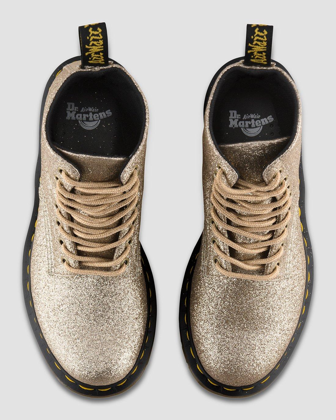 Bottines Dr. Martens 1460 Pascal J Glitter Junior - Gris, Taille UK 2 (EU 34)